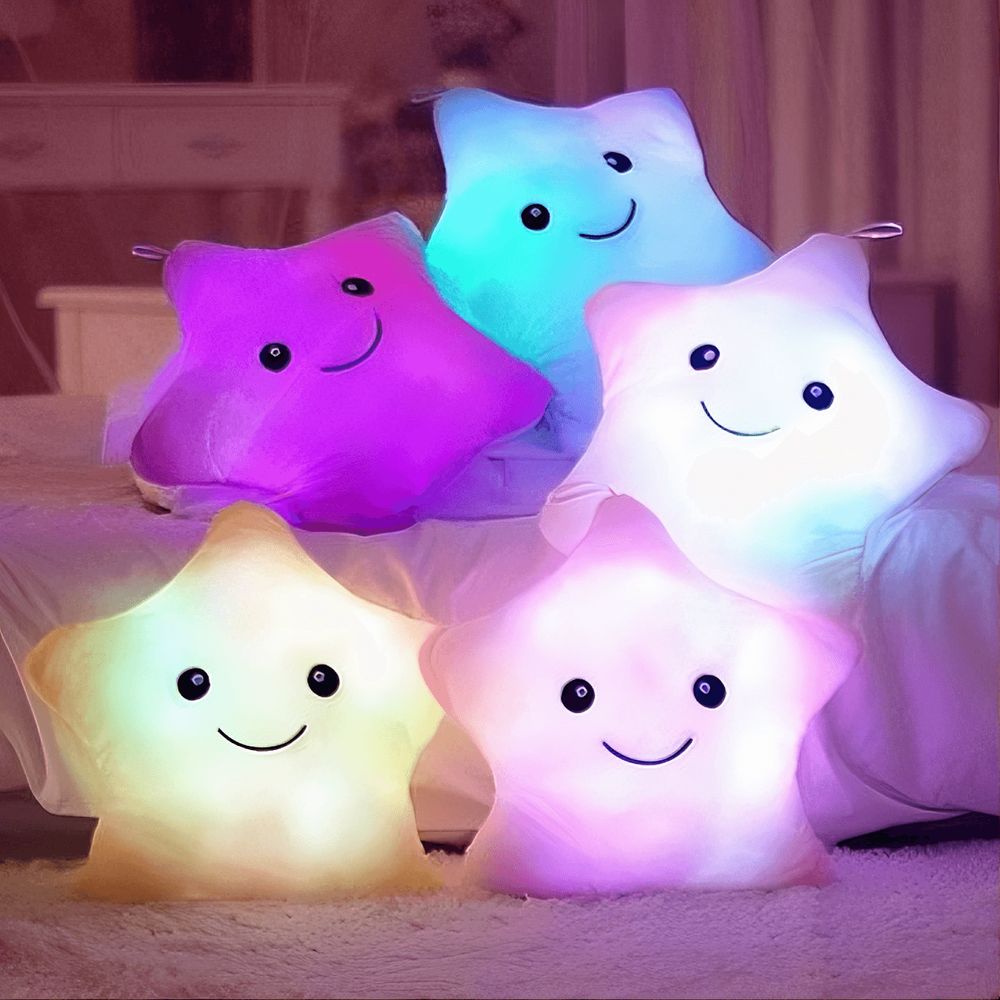 Light grace Luminous Soft Pillow - White