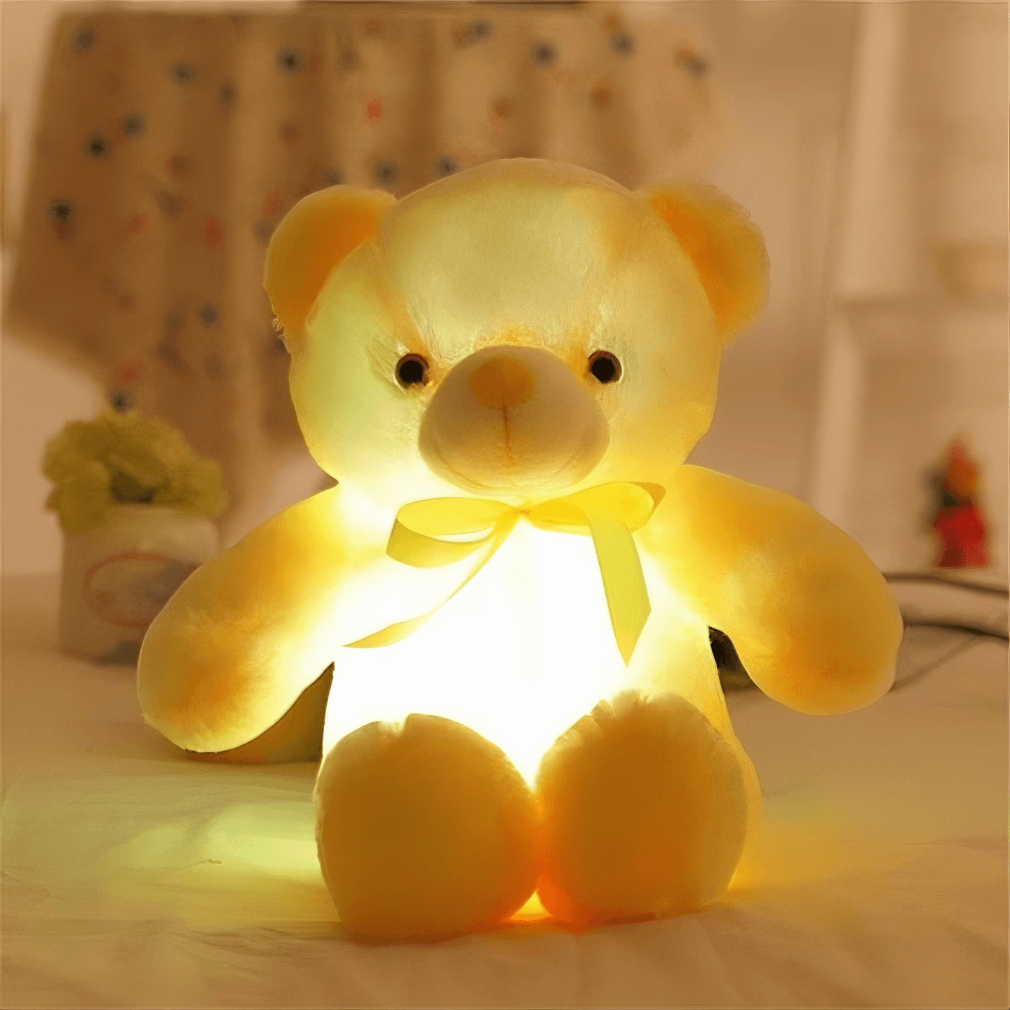Lightgrace Glowing Teddy Bear - Blue / 25cm