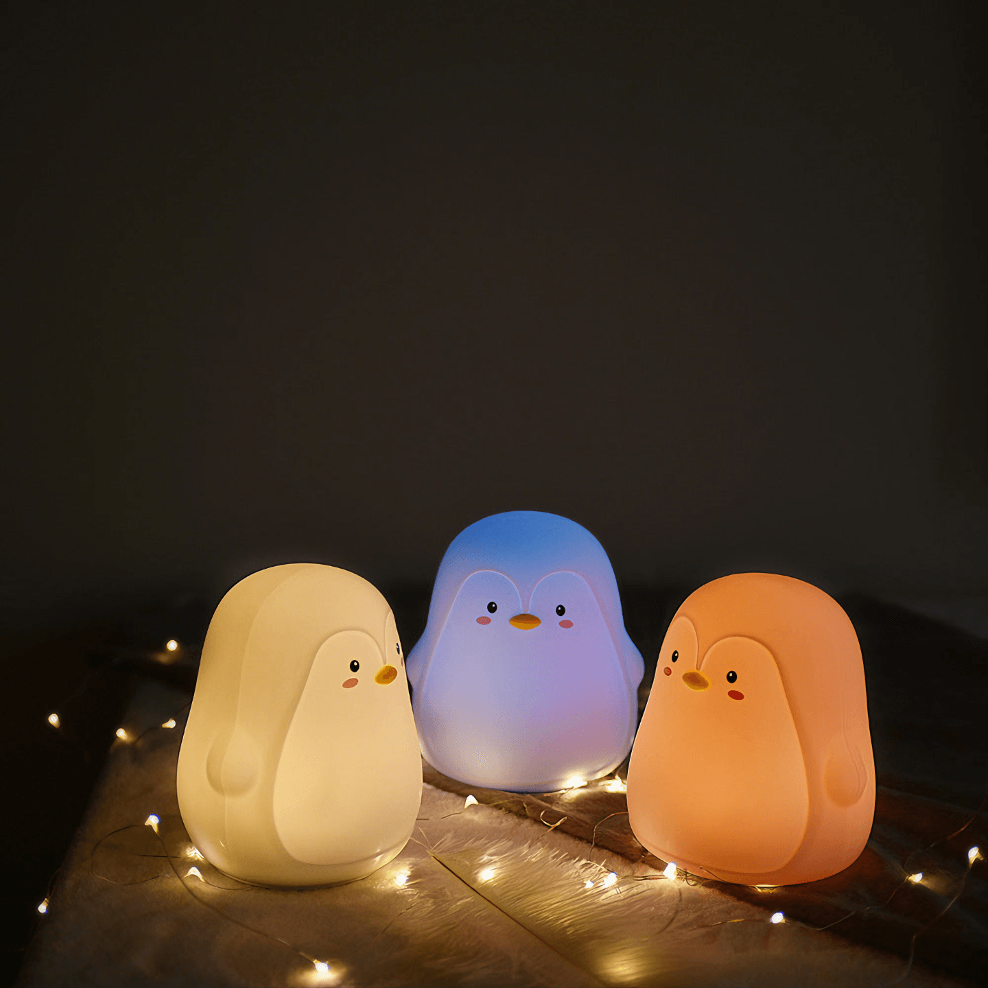 Penguin Night Light from Light grace in room