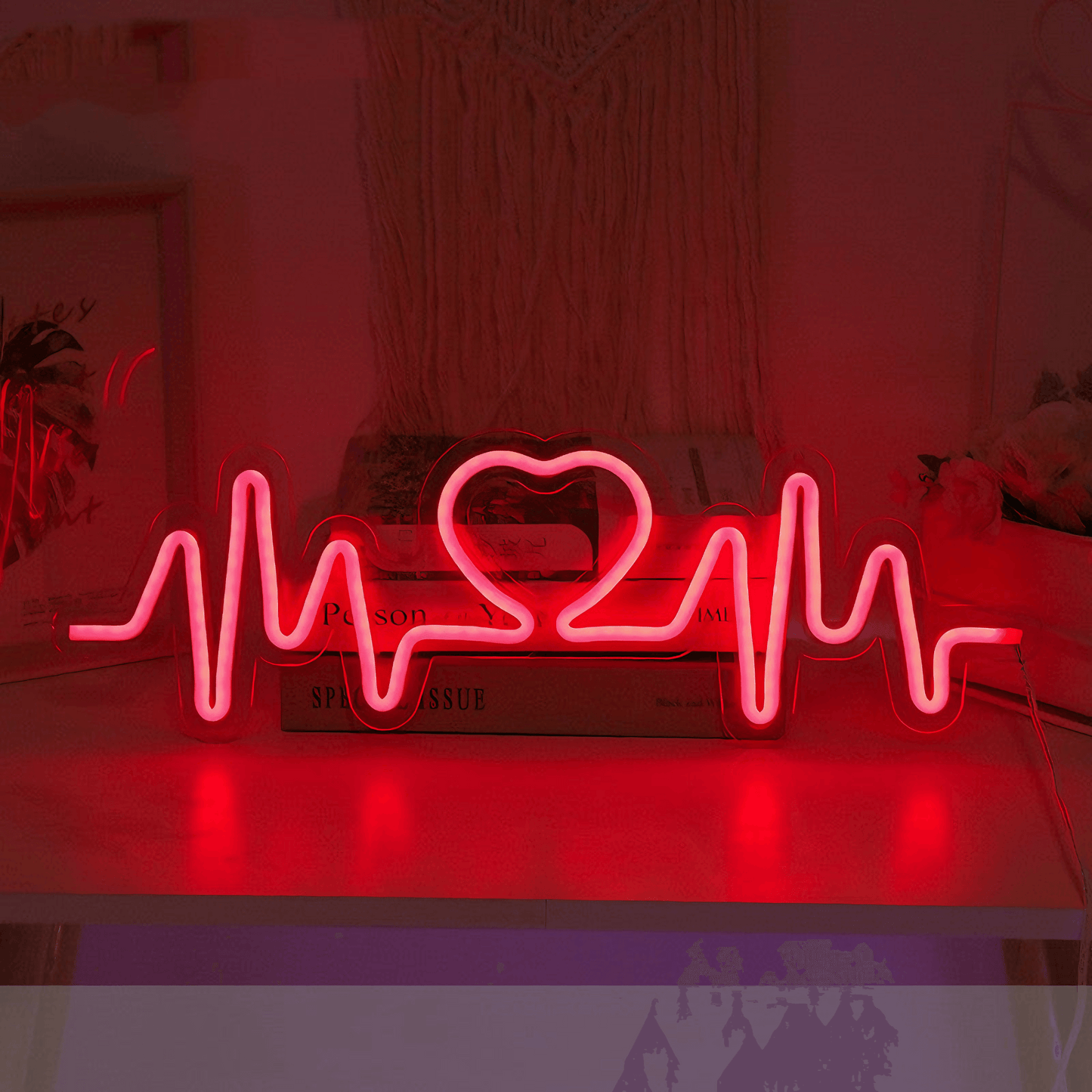 night lights from Light grace HeartBeat Neon Sign