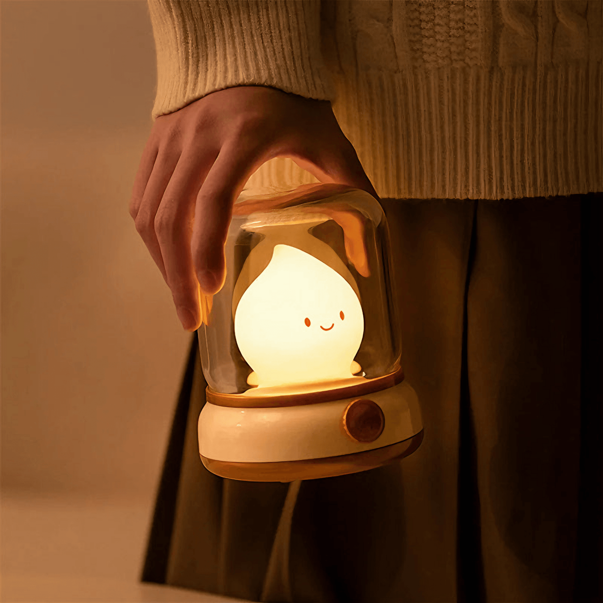 Lightgrace Candle Flame Night Lamp - Green
