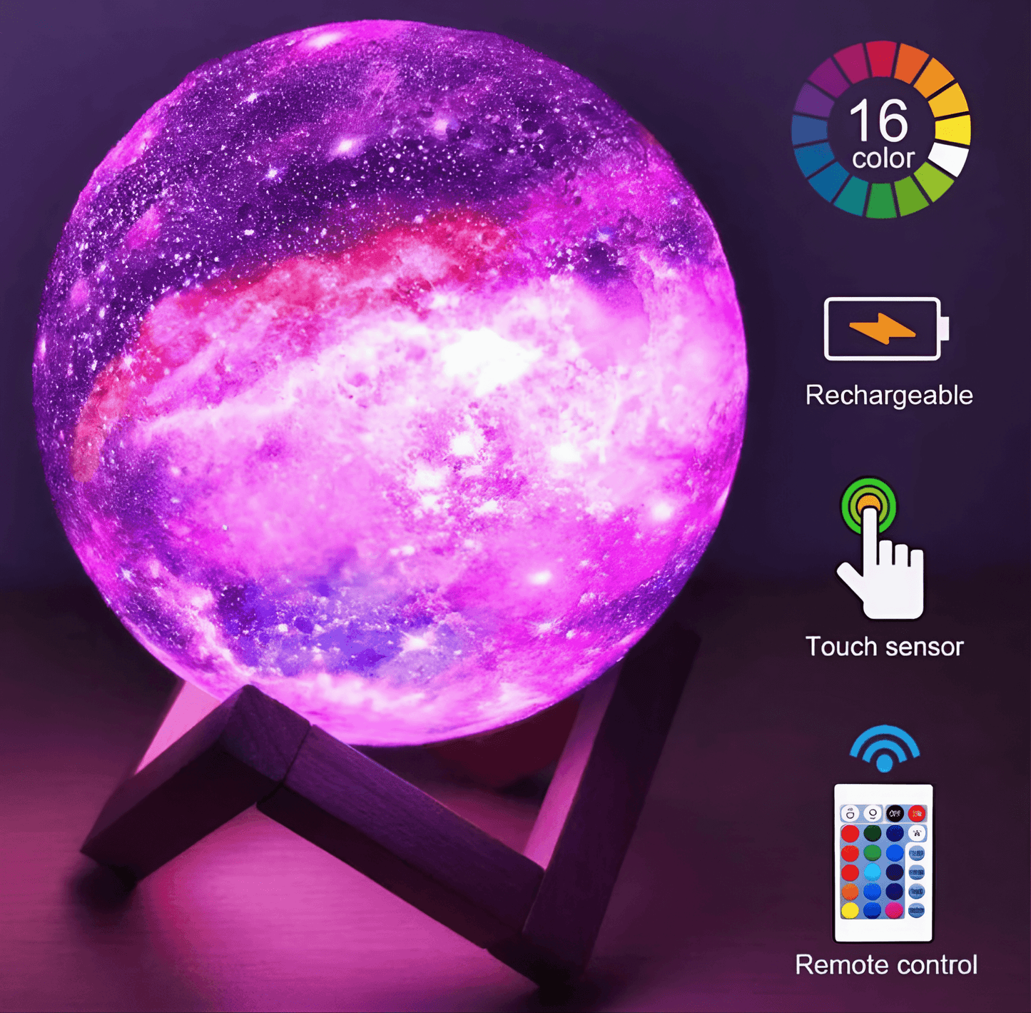 Light grace Galaxy Moon Lamp night lights