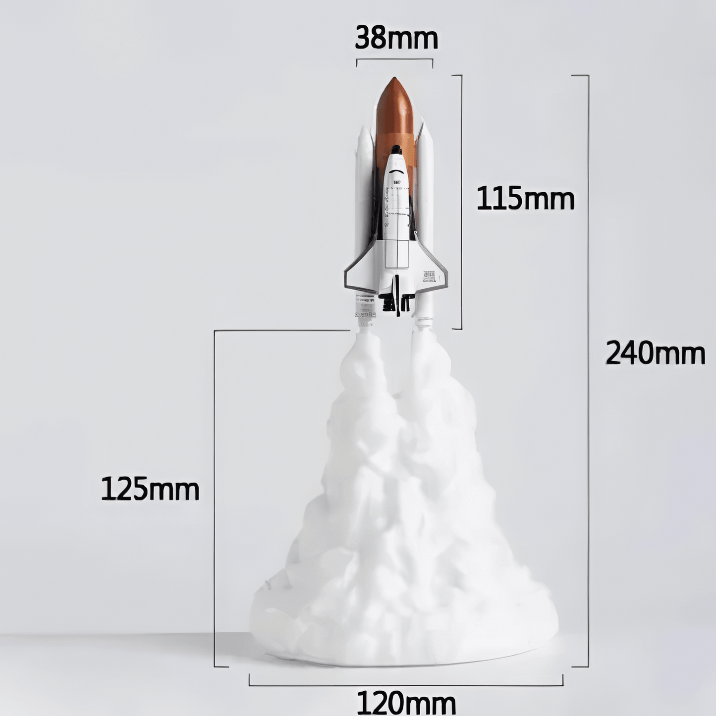 Space Shuttle Lamp - 24 CM from Light grace