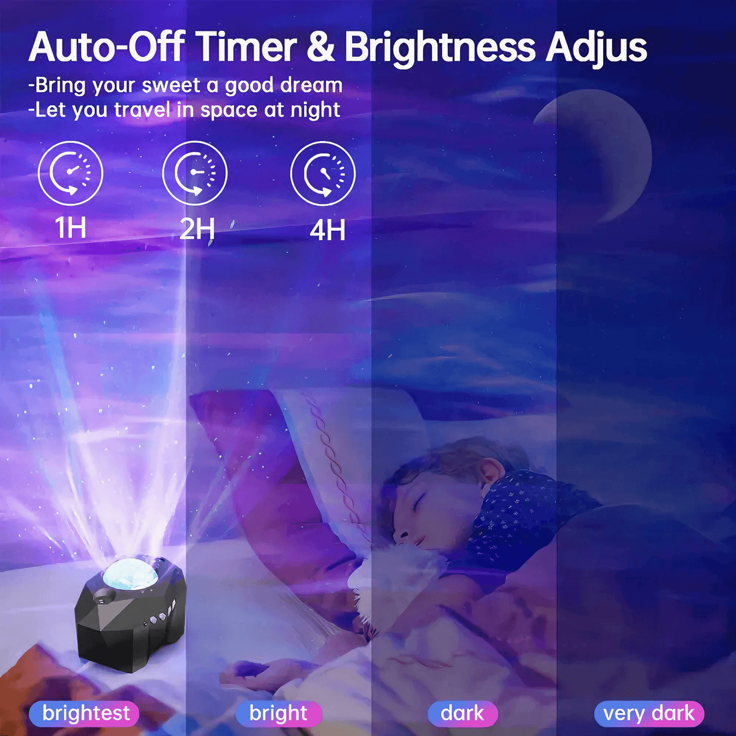 Star Galaxy Projector - Black from Light grace