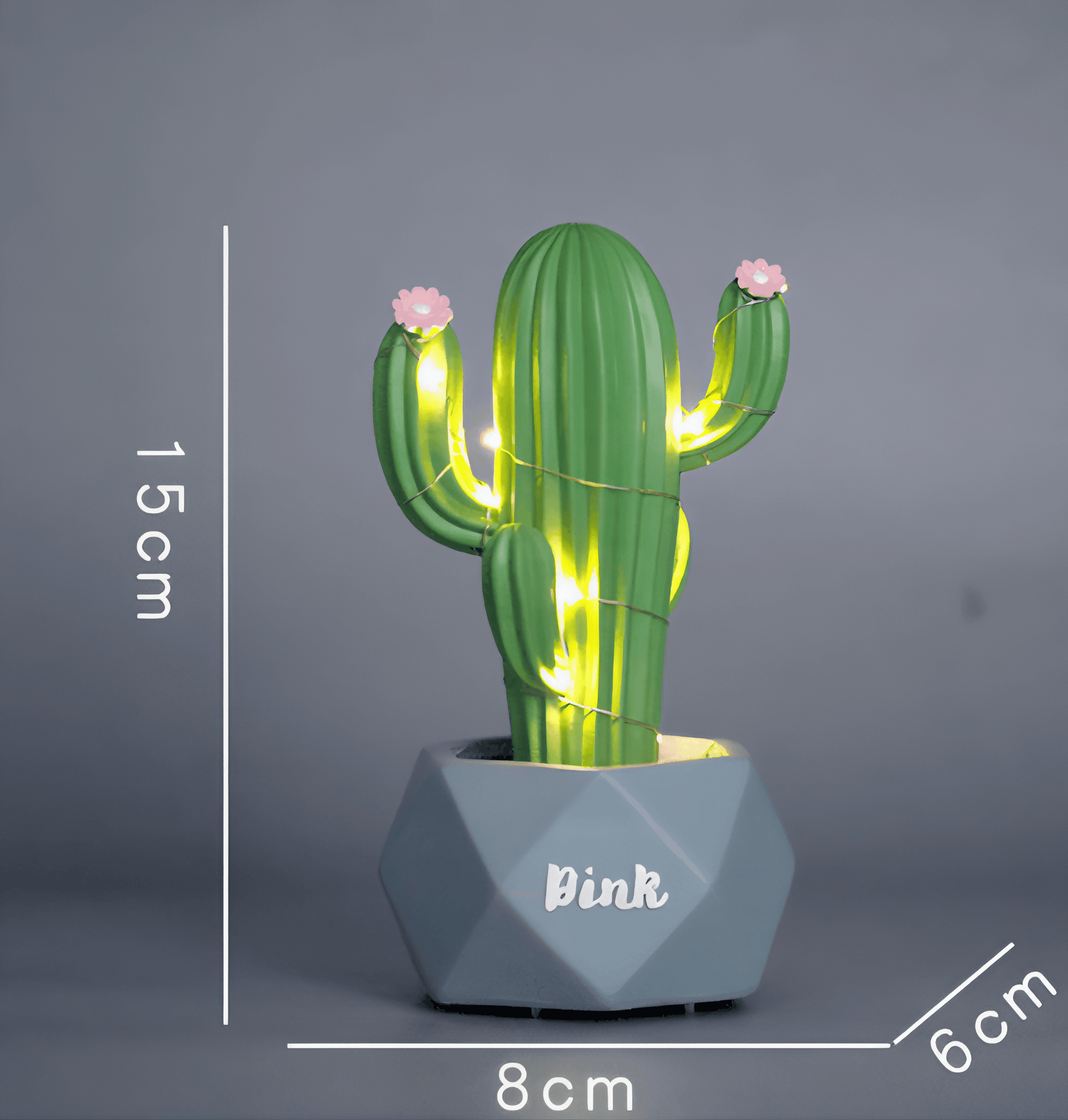 Lightgrace Mini Cactus Night Lamps