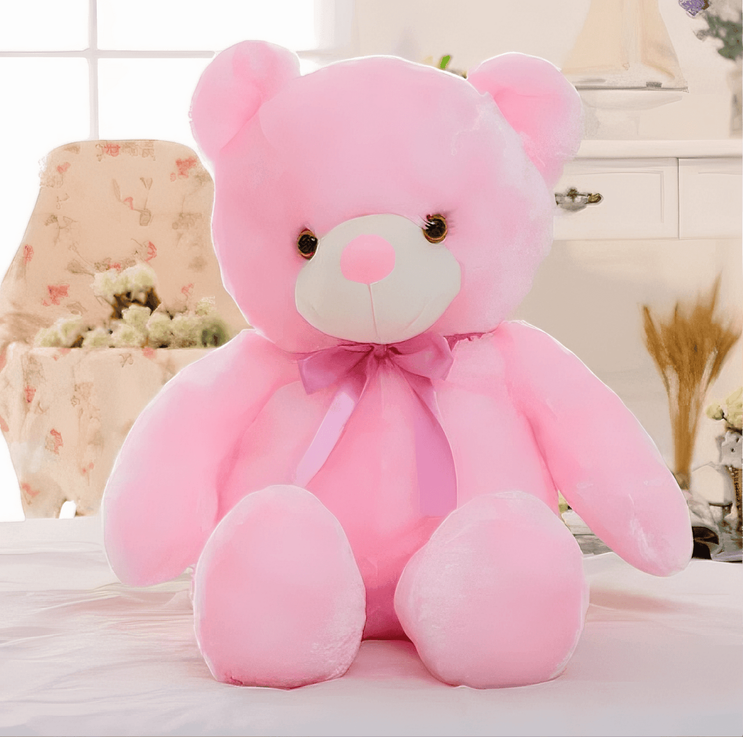 Lightgrace Glowing Teddy Bear - Pink / 25cm