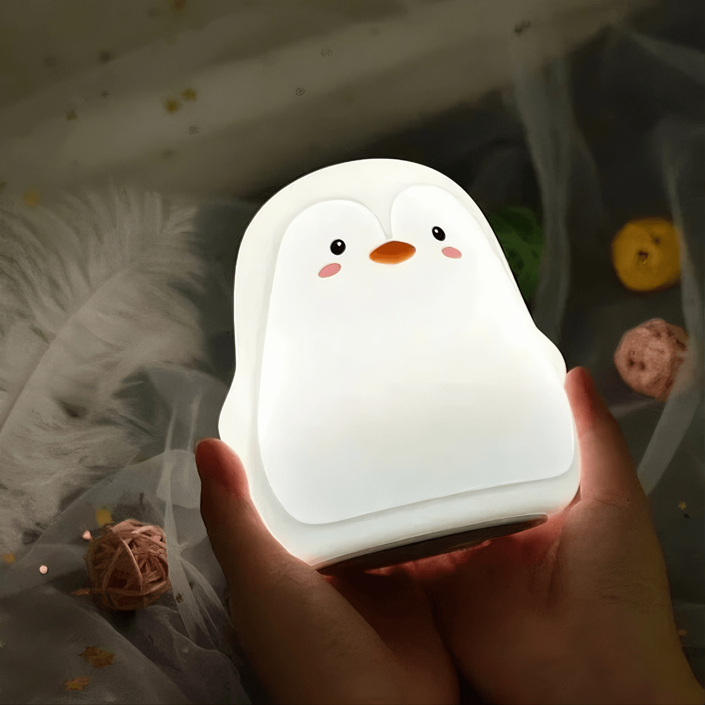 Penguin Night Light from Light grace in room