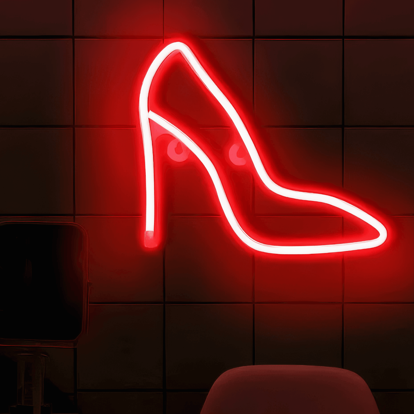 Heels Neon Sign - Light Grace