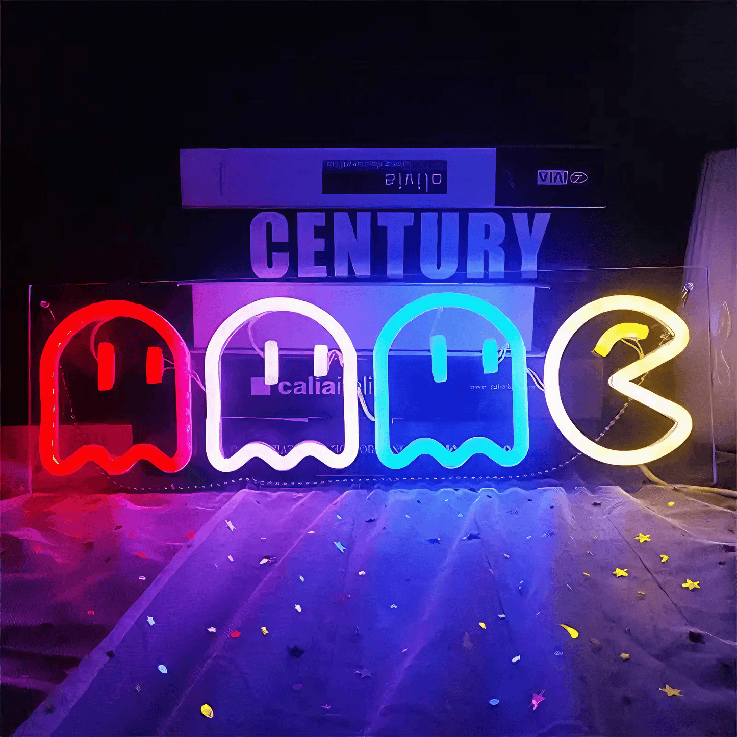 cute Pac-Man Neon Sign from Light grace