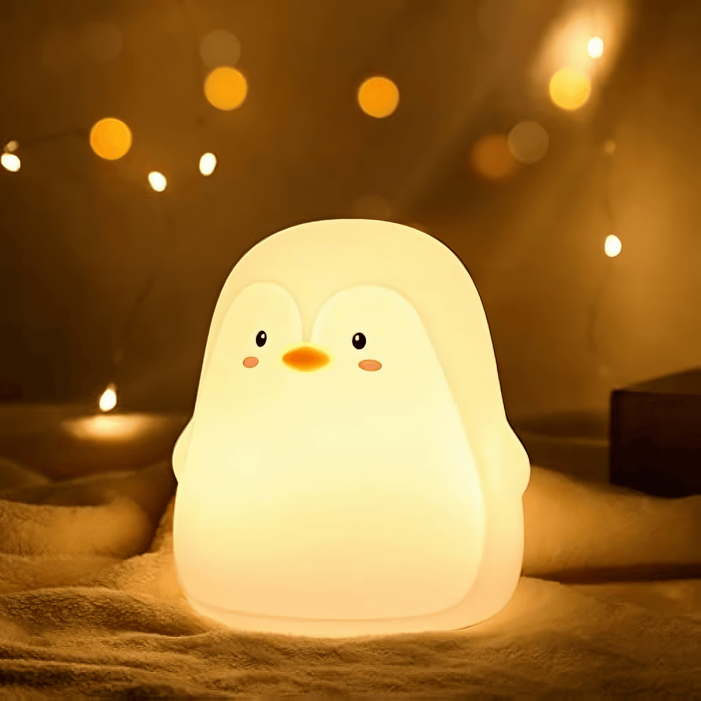 Penguin Night Light from Light grace in room