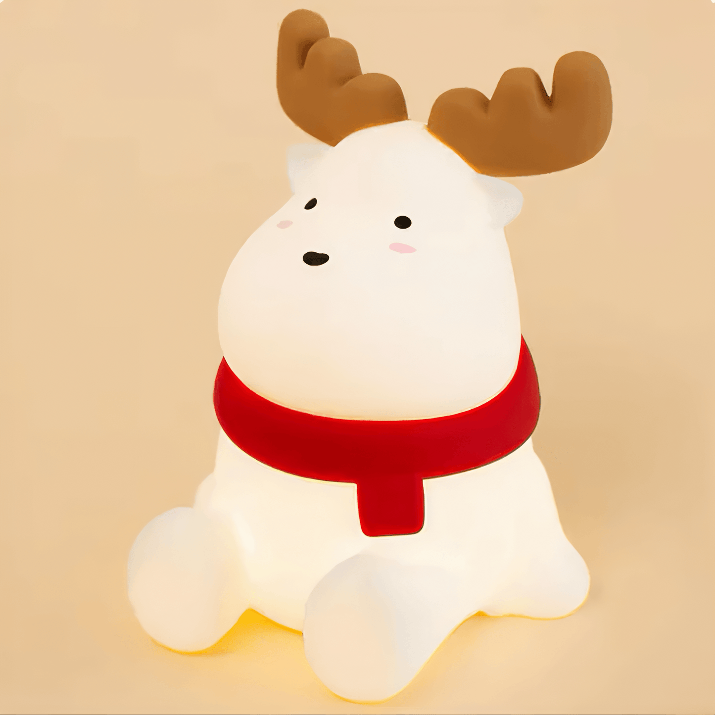 Light grace cute Moose Night Light - Red