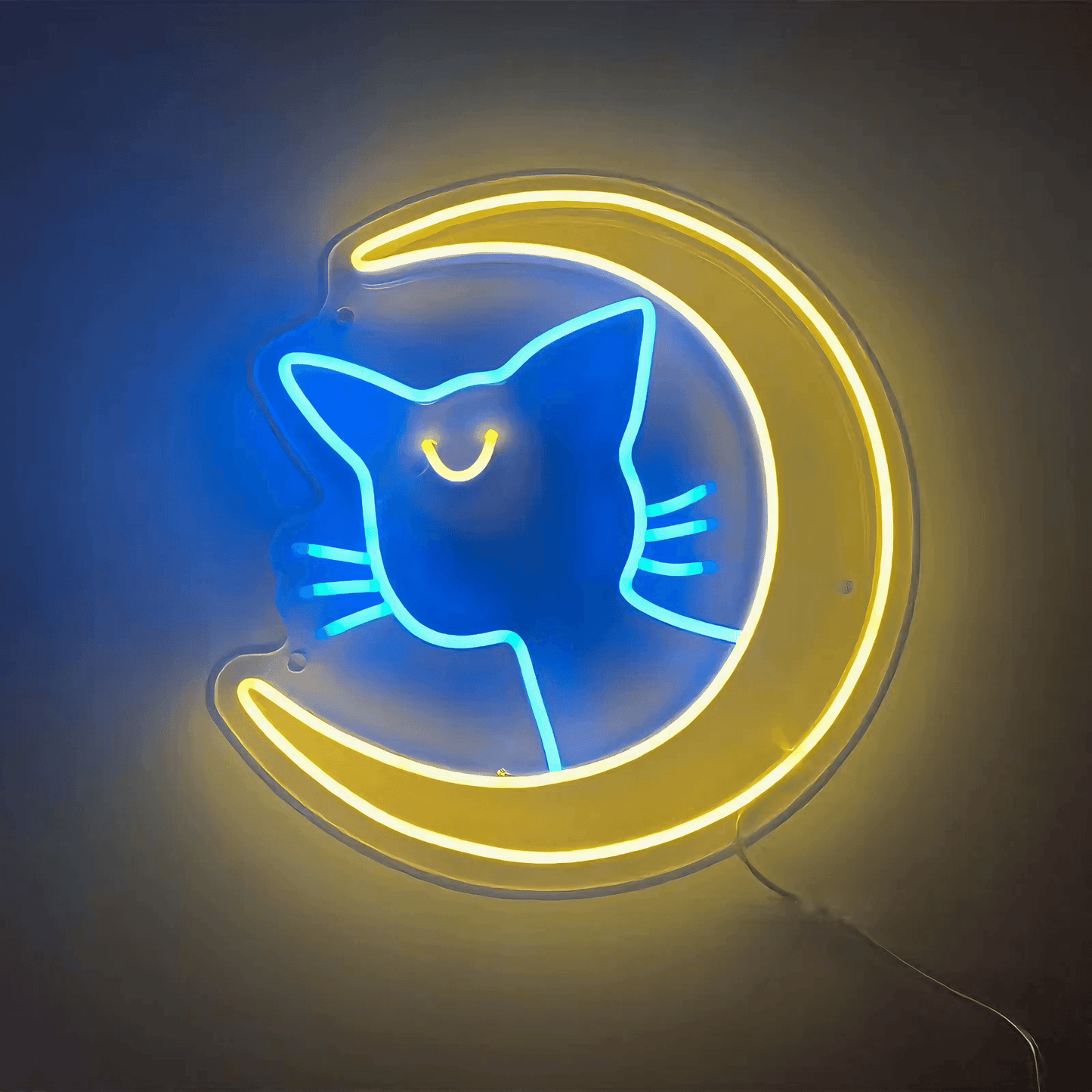 Light grace Luna Neon Sign - Violet
