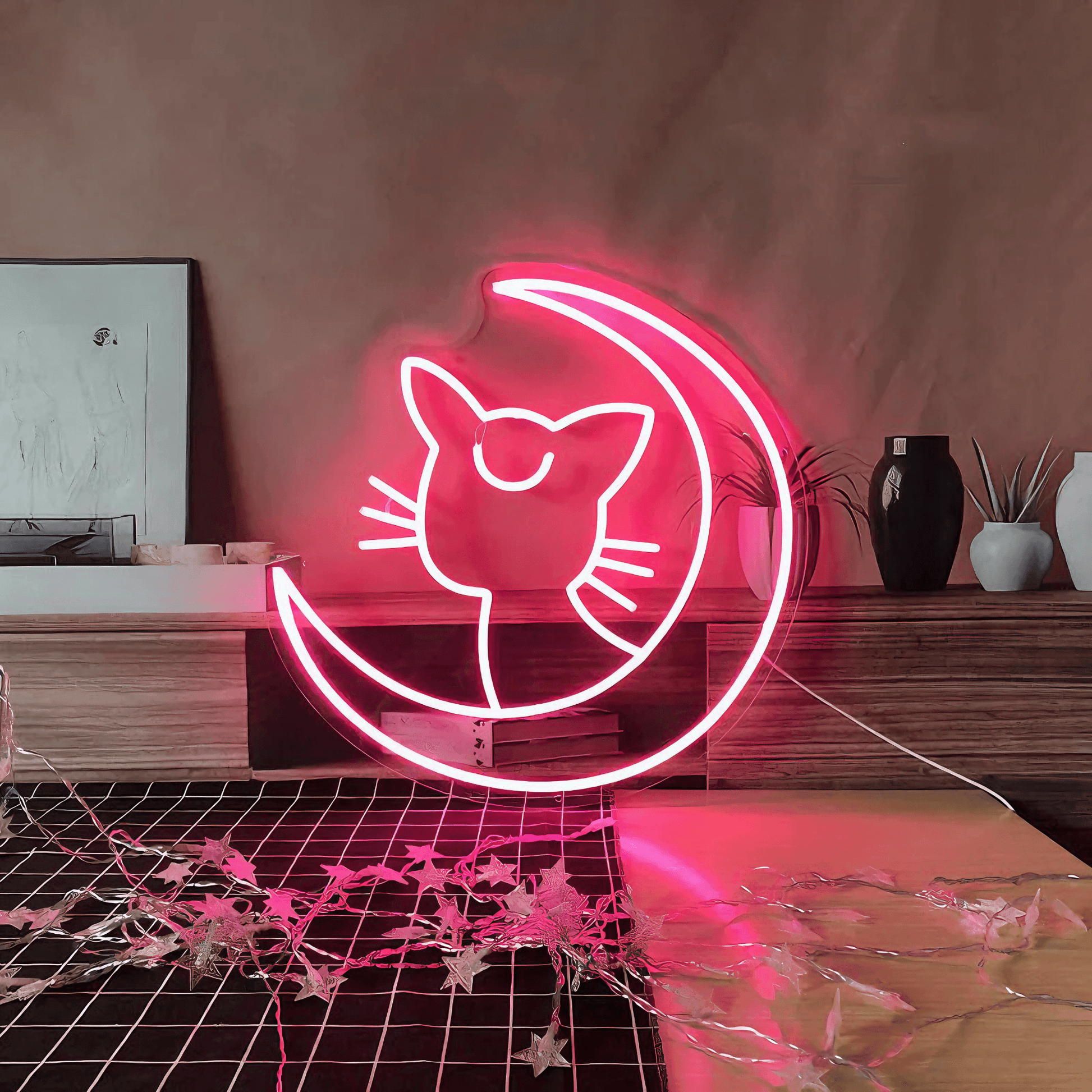 Lightgrace Luna Neon Sign - Violet