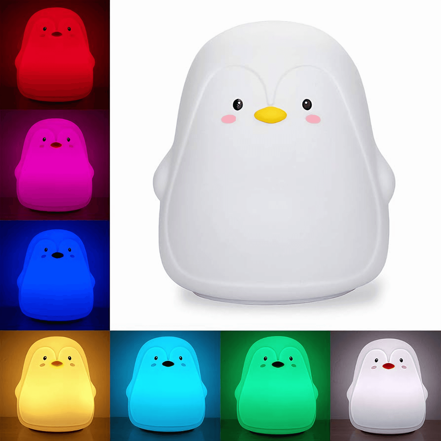 Penguin Night Light from Light grace in room