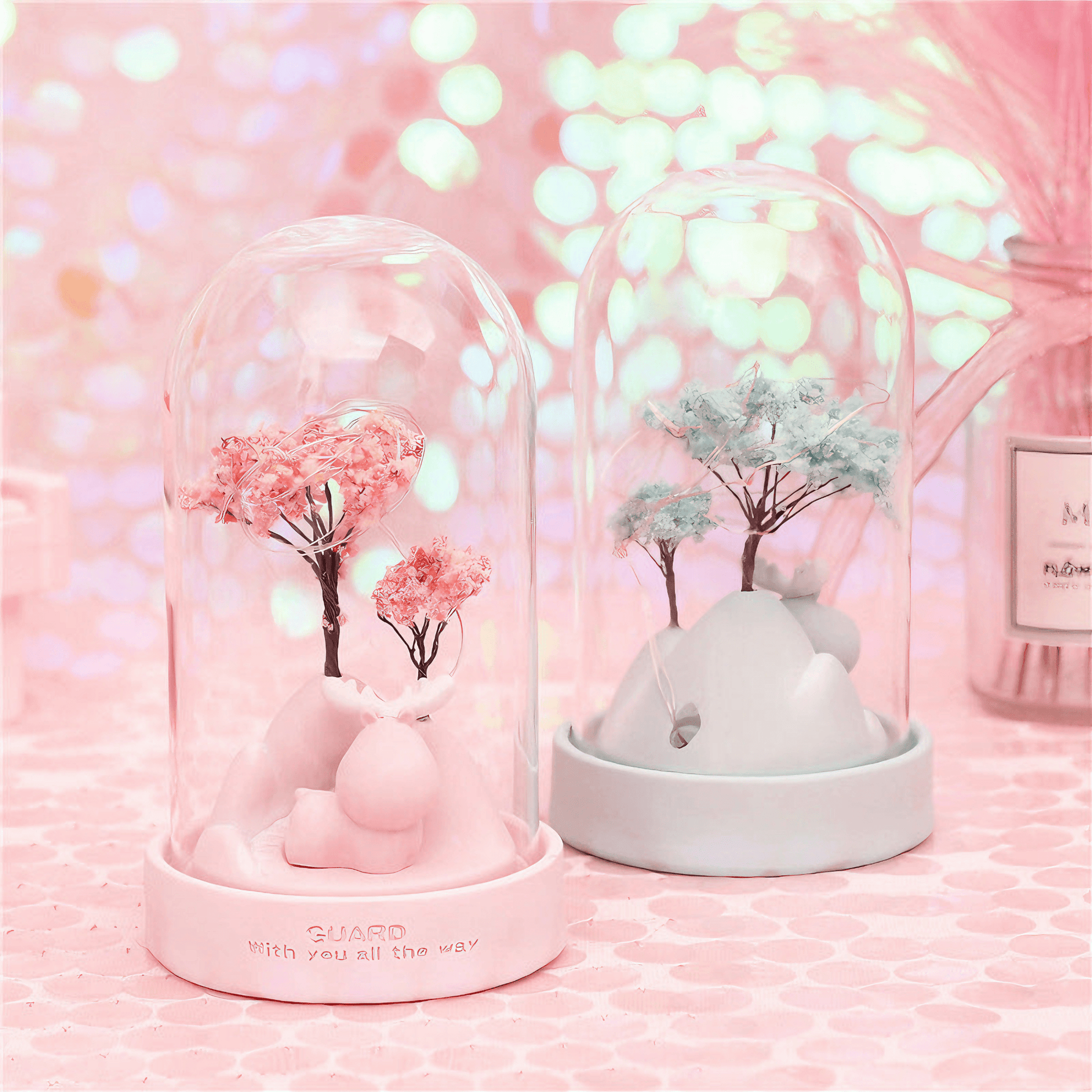 Lightgrace Cherry Blossom Night Lamp - Gray