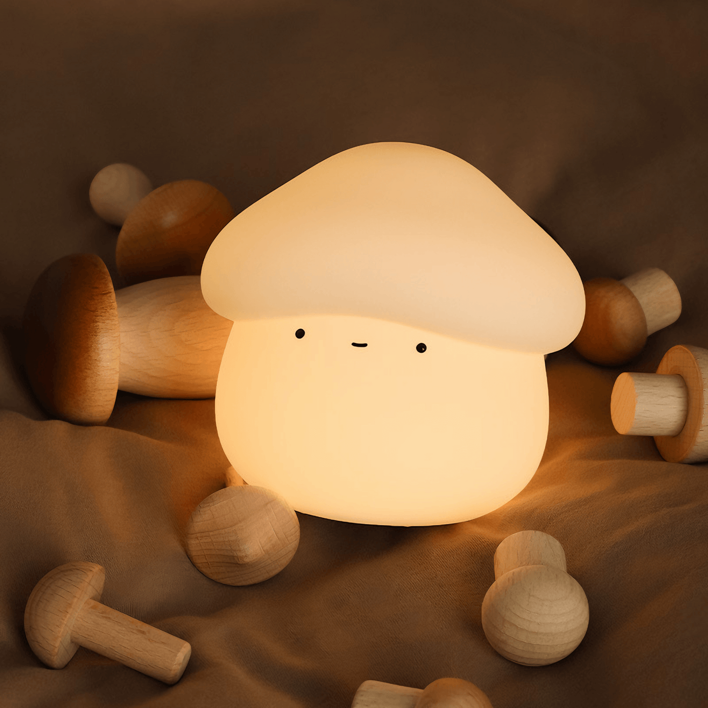 Light grace cute Mushroom Night Light - Default Title