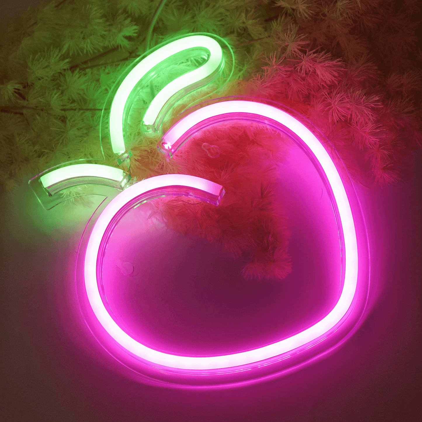 cute Peach Neon Sign from Light grace