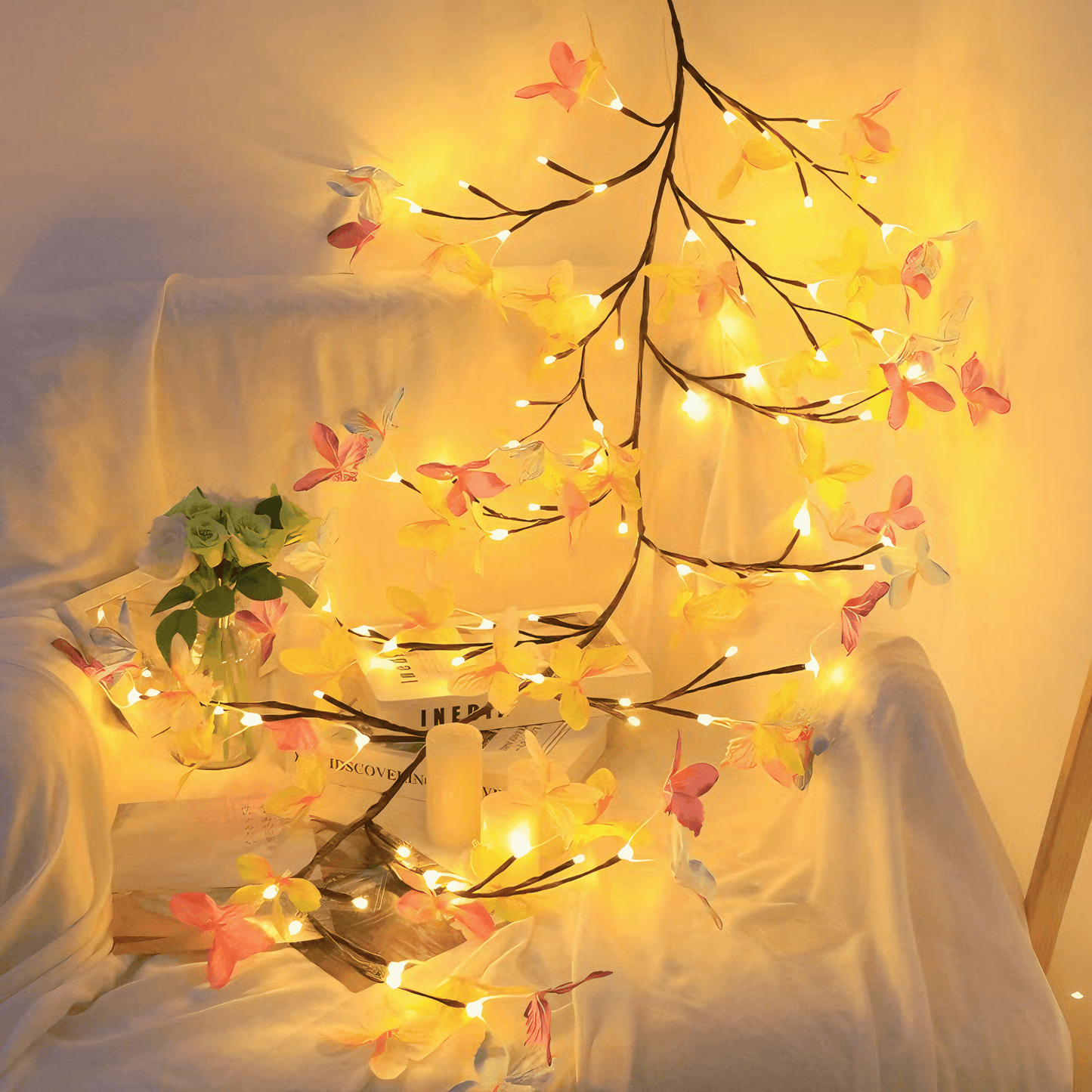 Light grace Enchanted Butterfly Willow Vine night light