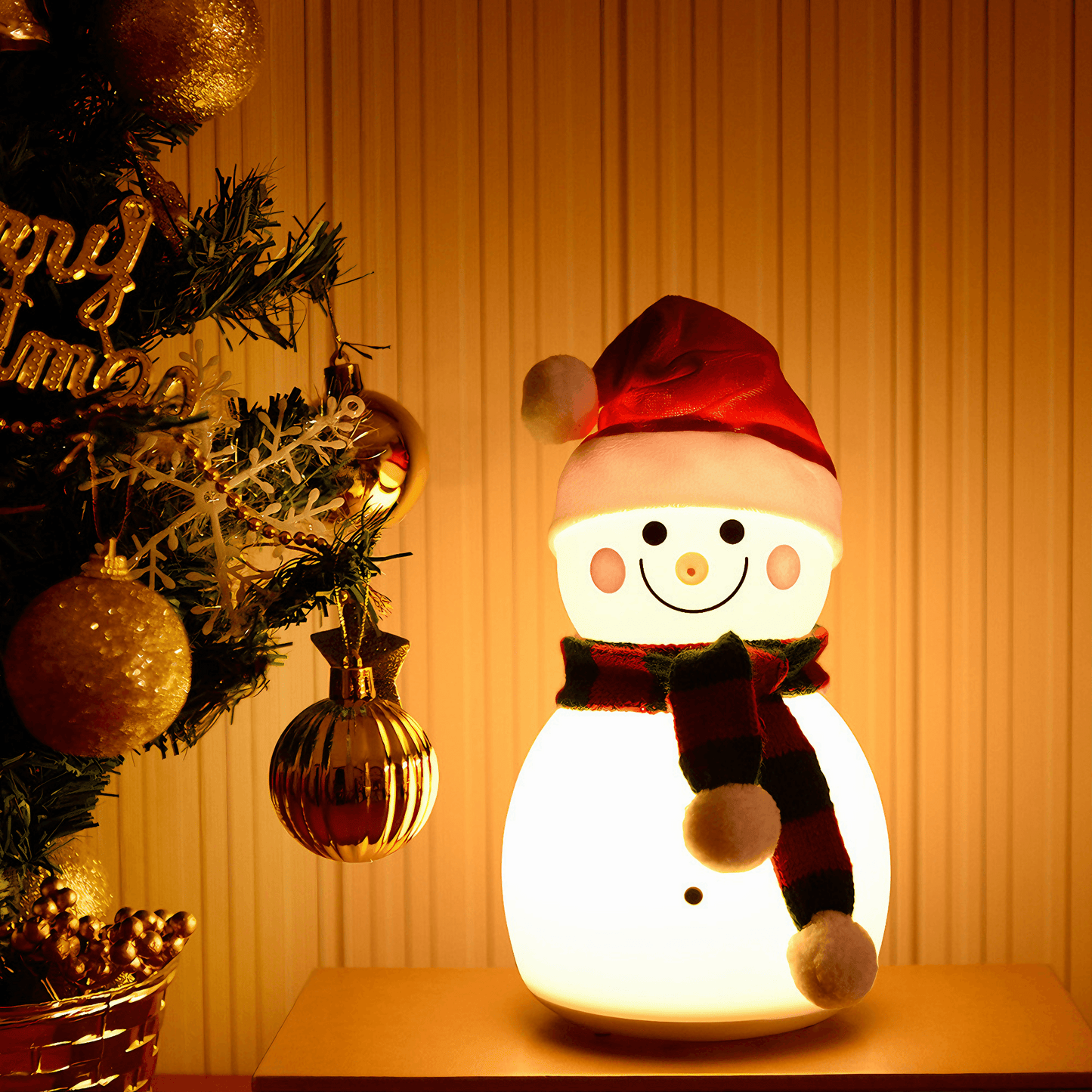 Snowman Night Lamp - Red from Light grace