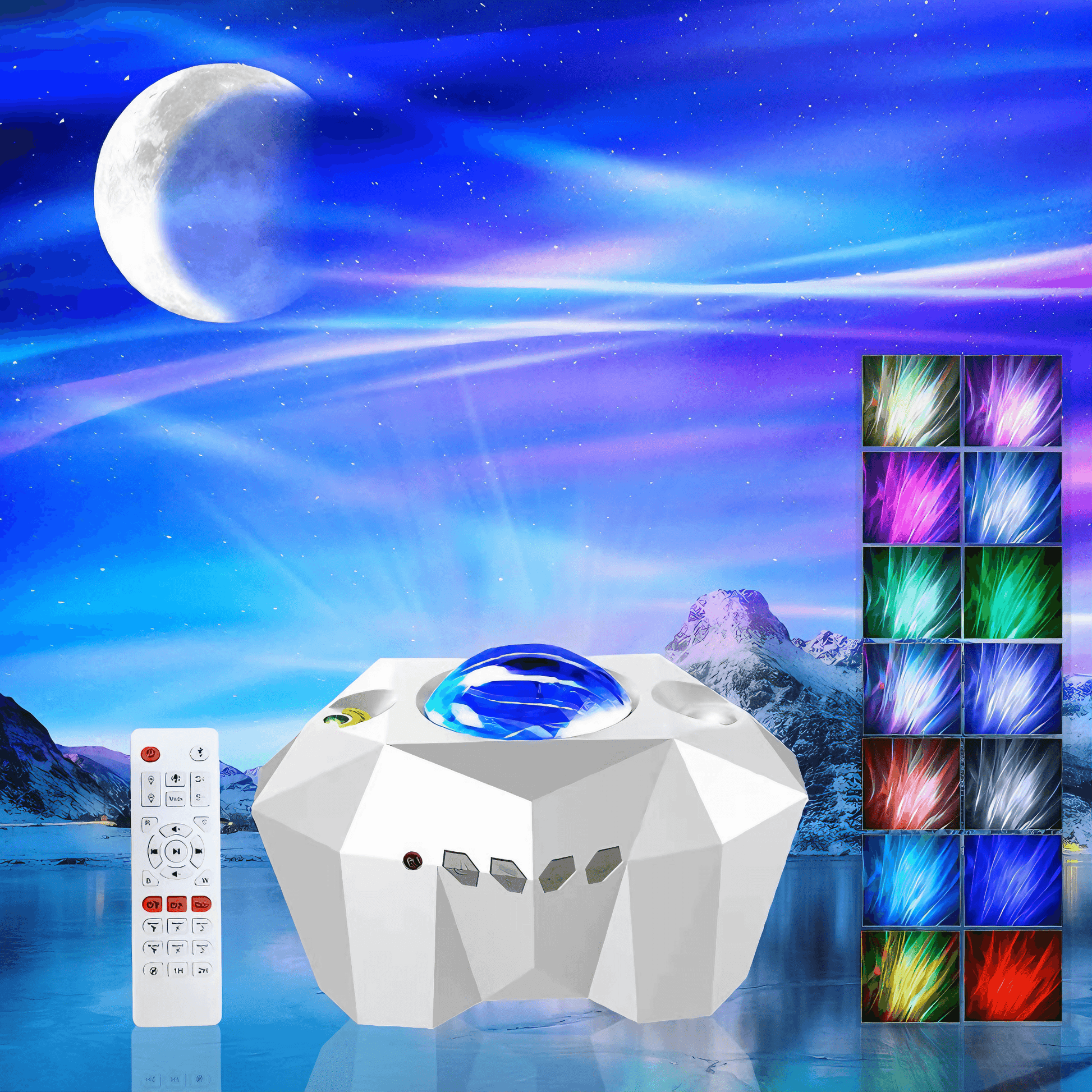 Lightgrace Star Galaxy Projector - White