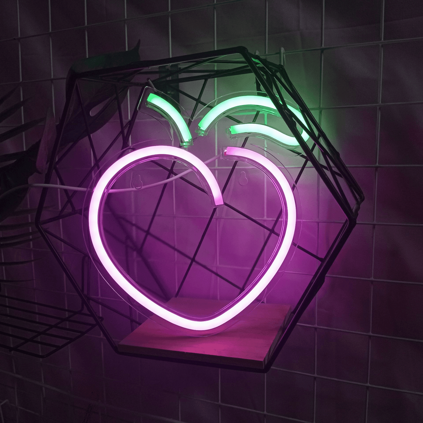 cute Peach Neon Sign from Light grace