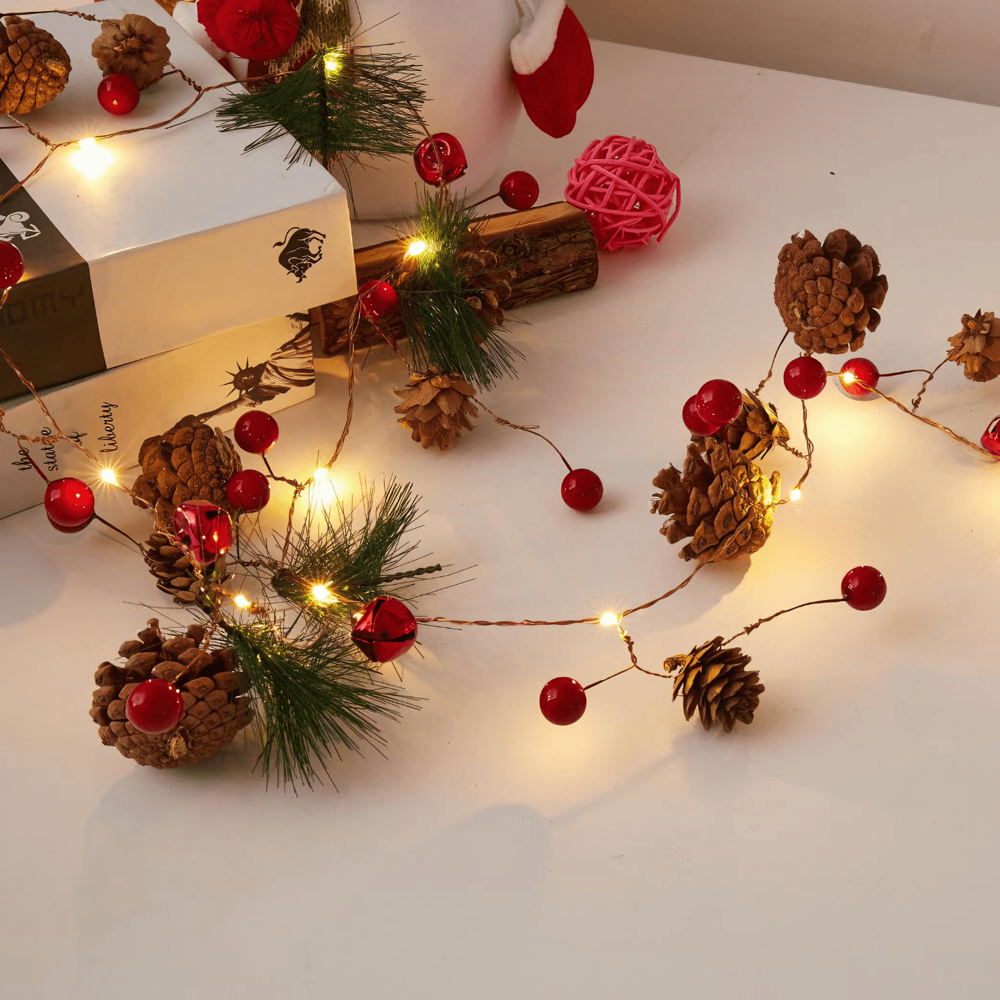 Pinecone Led Light from Light grace in room