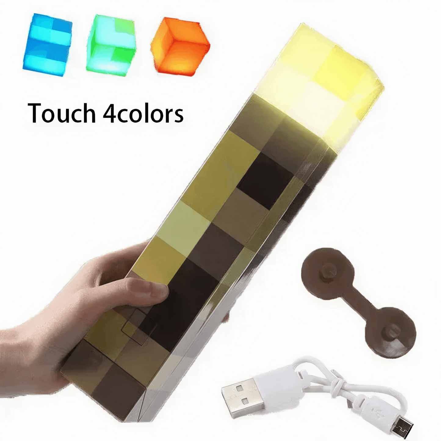 Lightgrace Minecraft Lamps Collection - Blue Cube