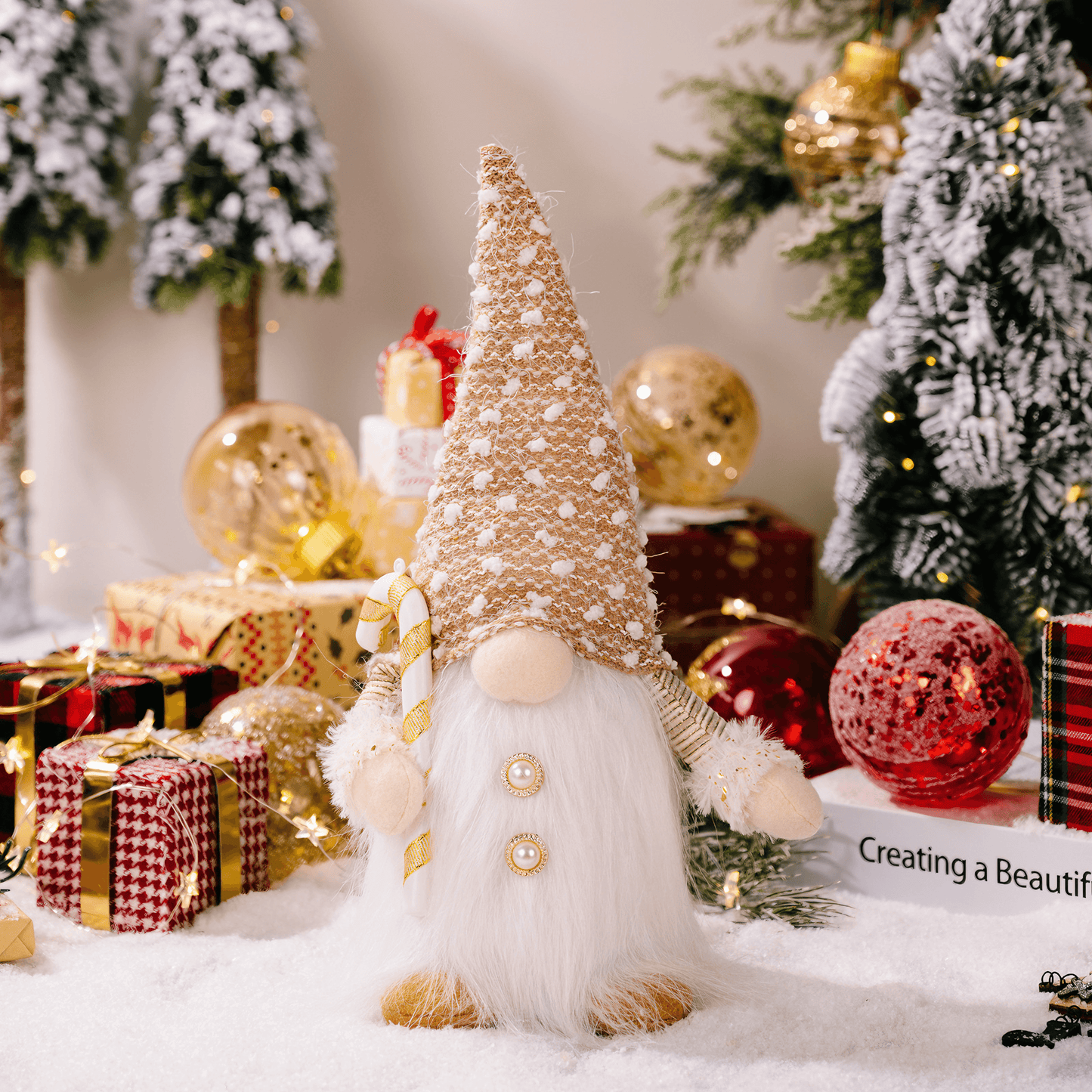 Light Grace Christmas Gnome Dolls - Frosty
