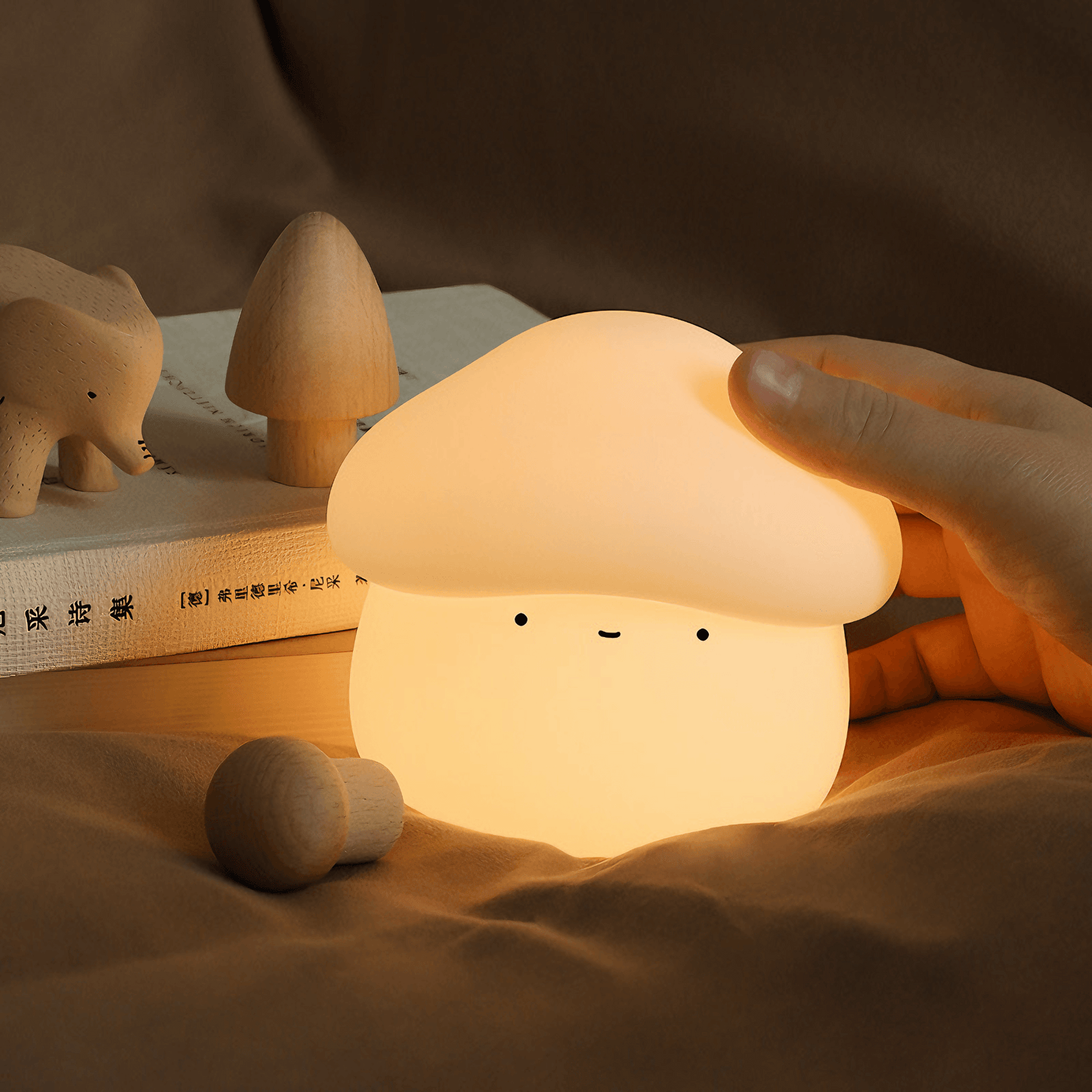 Light grace cute Mushroom Night Light - Default Title