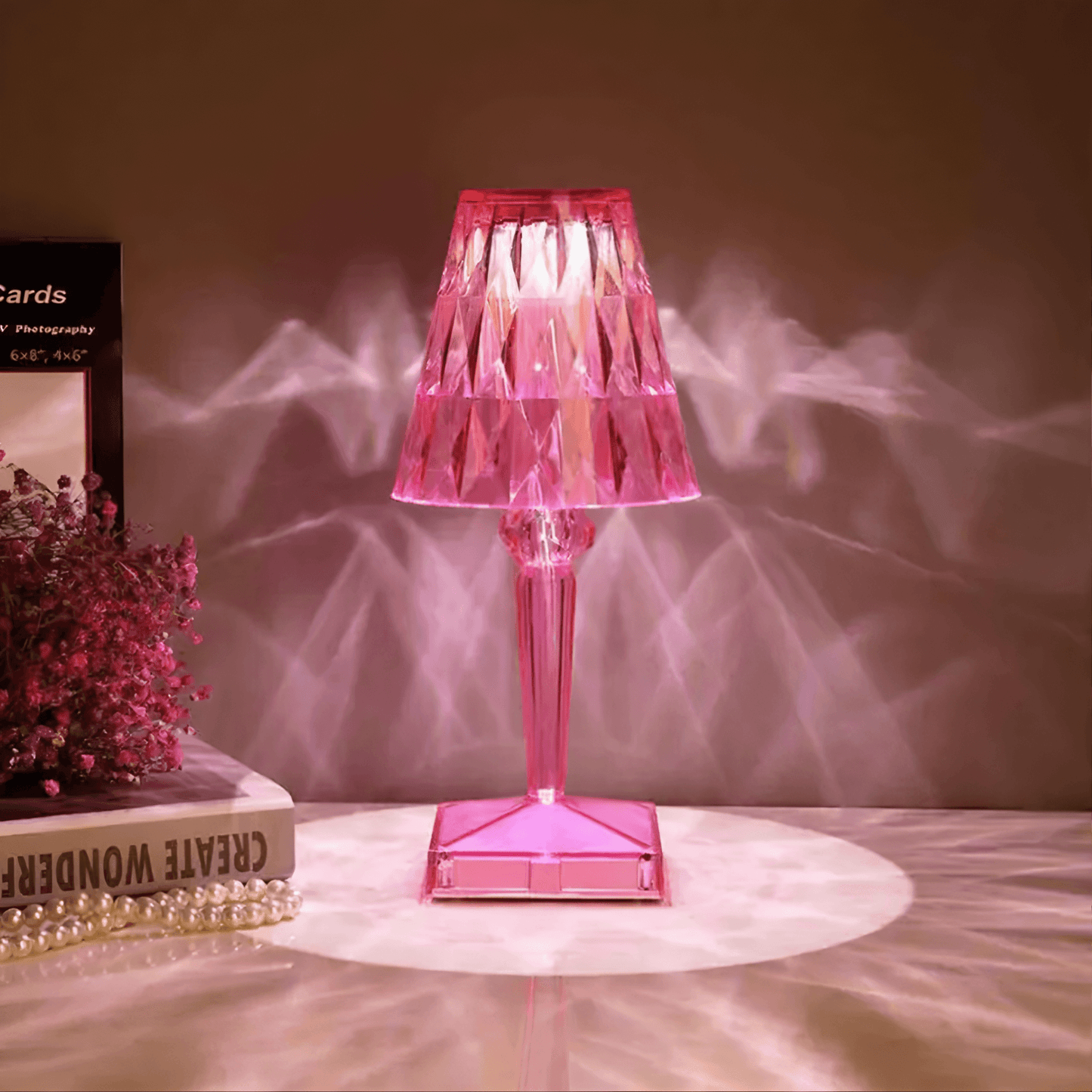 pink Diamond Table Lamp light grace