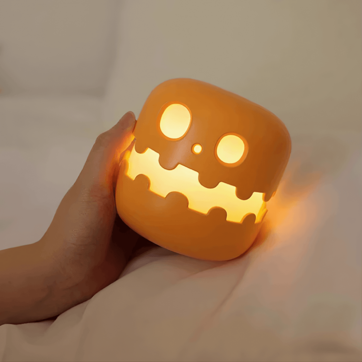 Pumpkin Press Lamp from Light grace in room