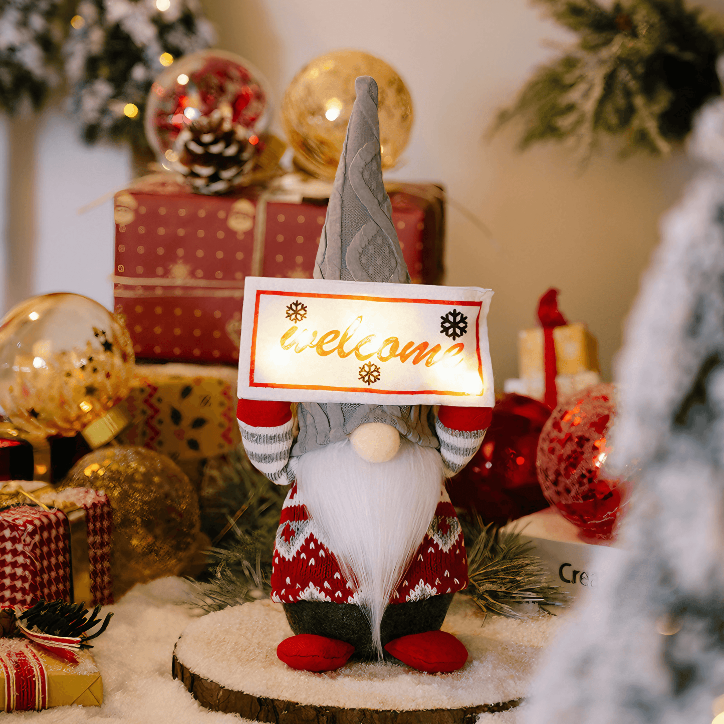 Light Grace Christmas Gnome Dolls - Welcome!