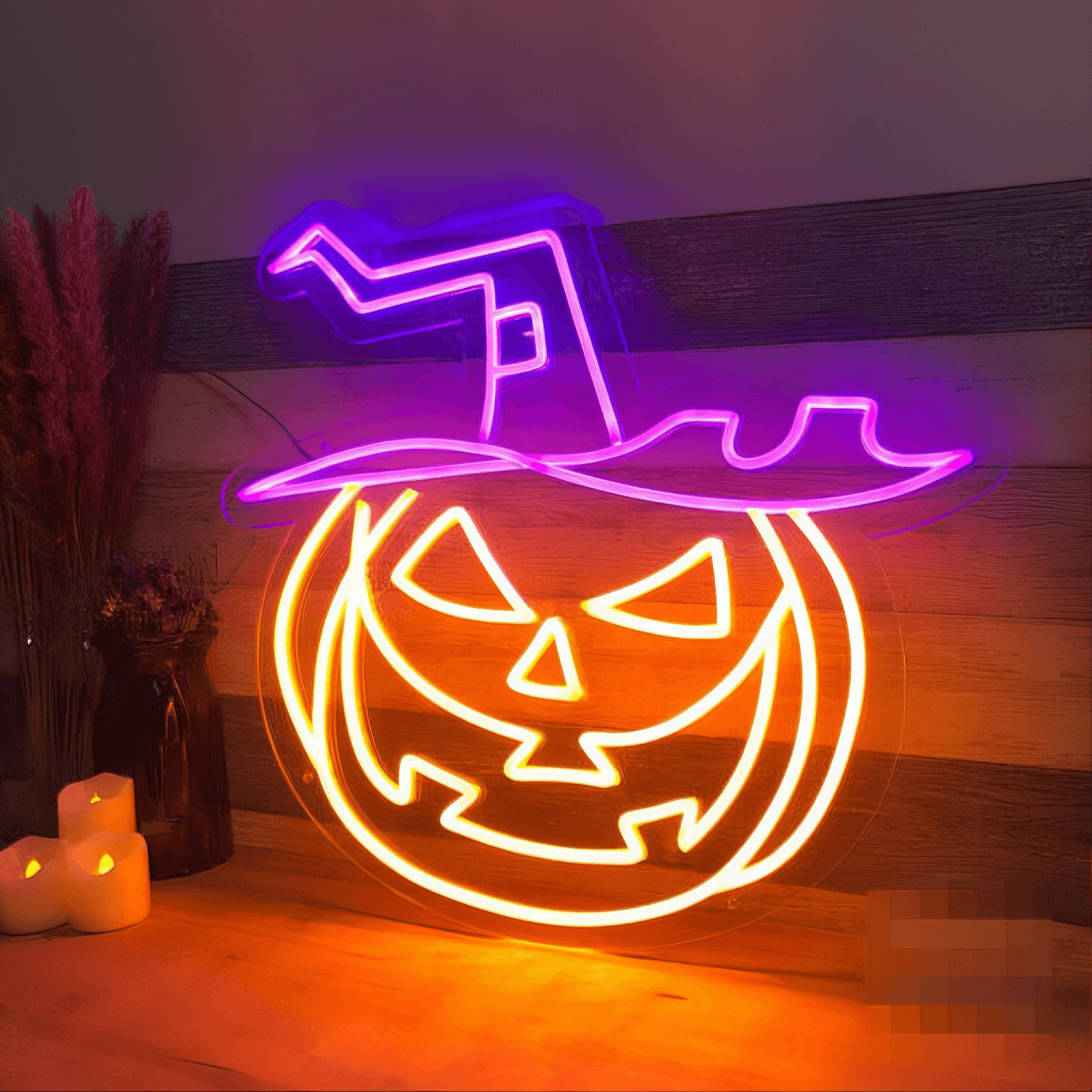 night lights from Light grace Halloween Pumpkin Neon Sign