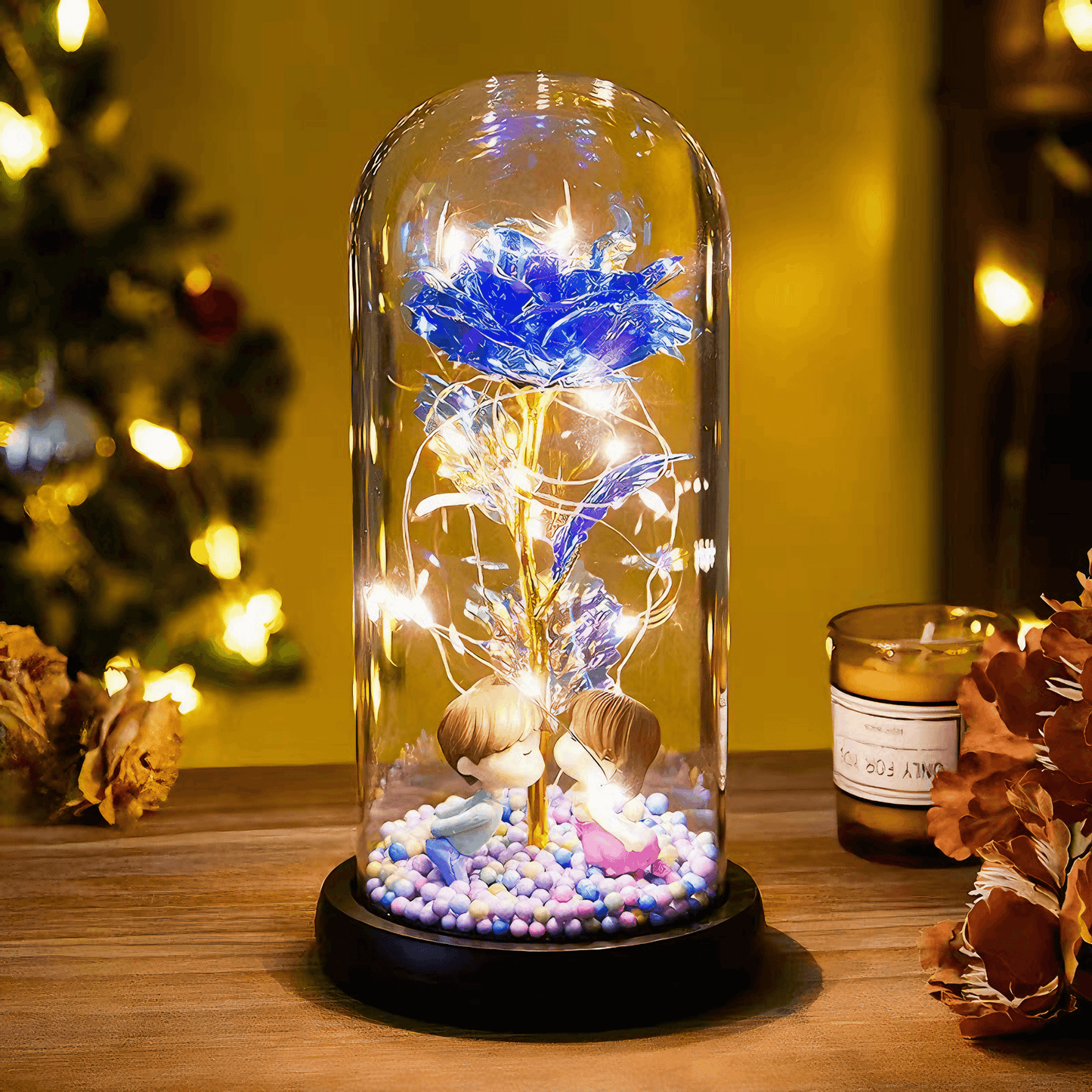 Rose Eternal Kiss Lamp from Light grace in room corner