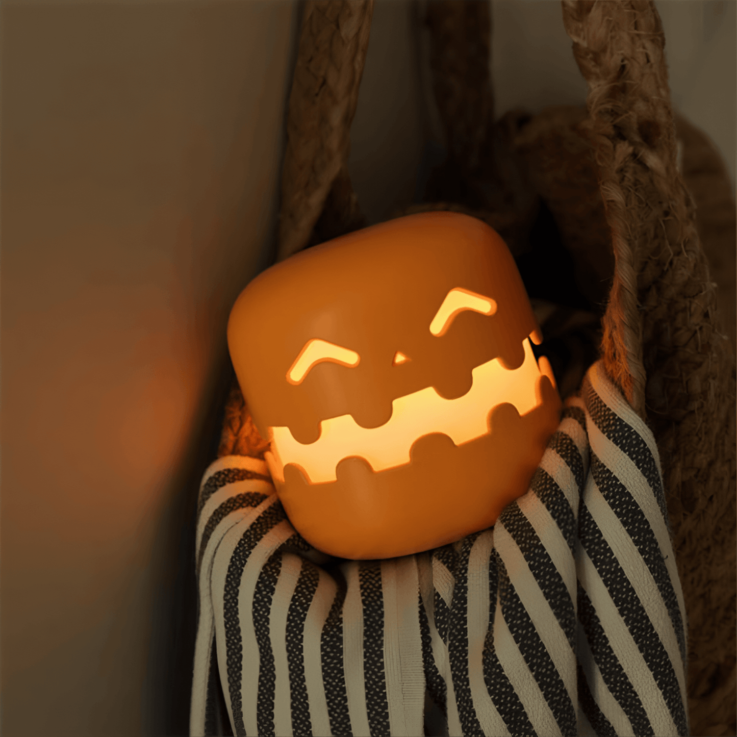 Pumpkin Press Lamp from Light grace in room