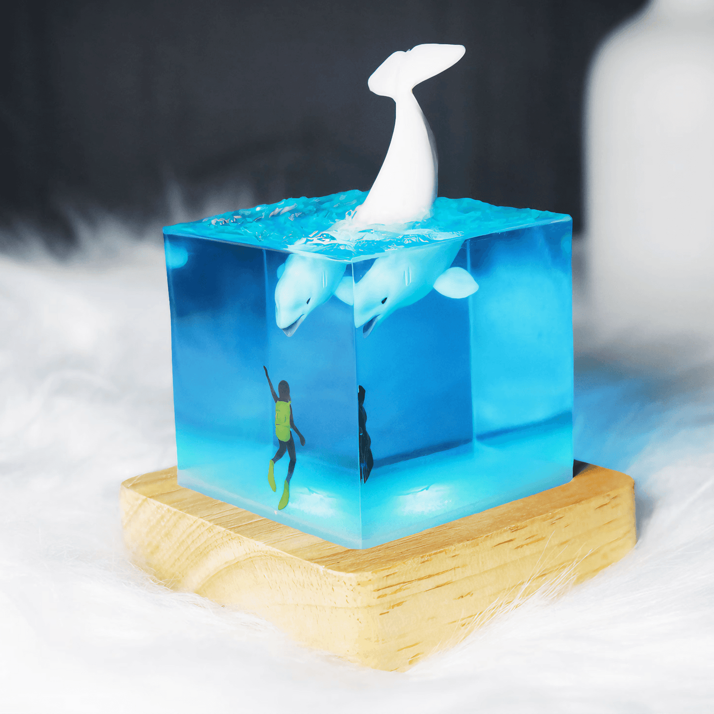 Sea Creative Cube Lamps - whale b from Light grace