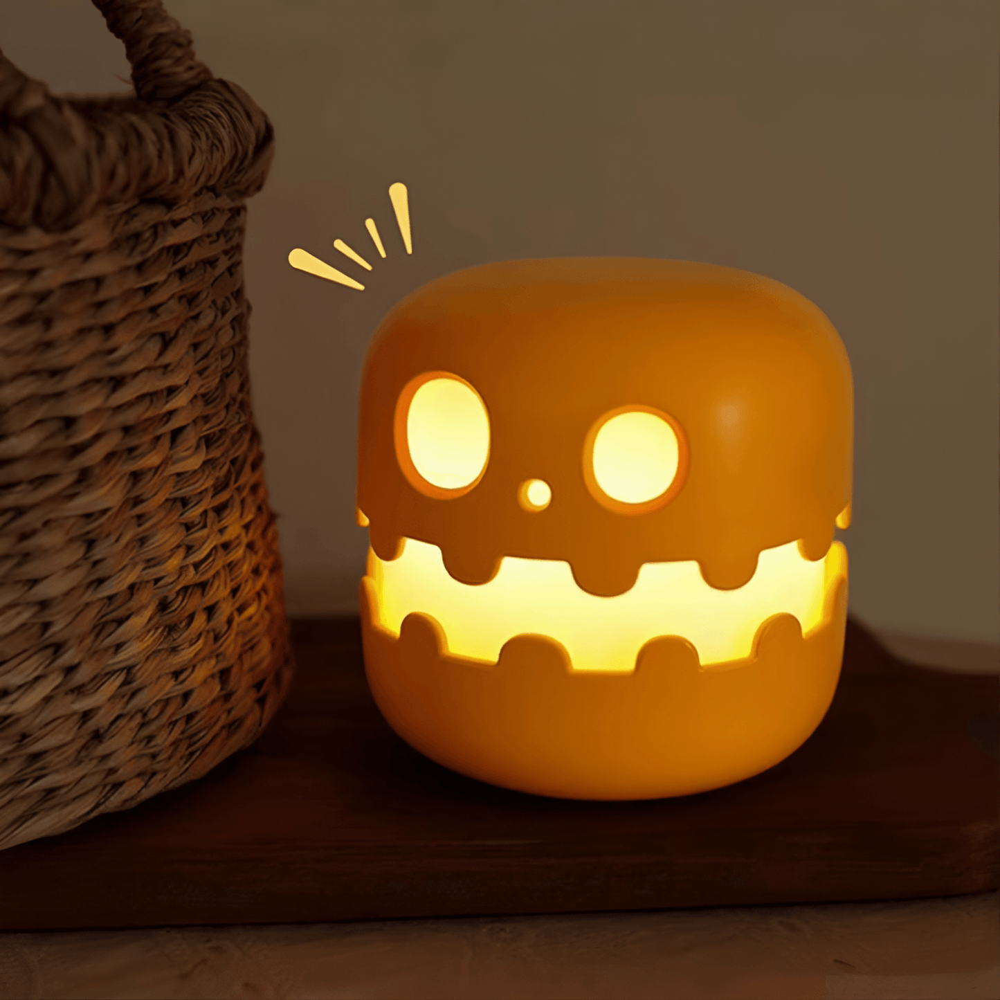 Pumpkin Press Lamp from Light grace in room