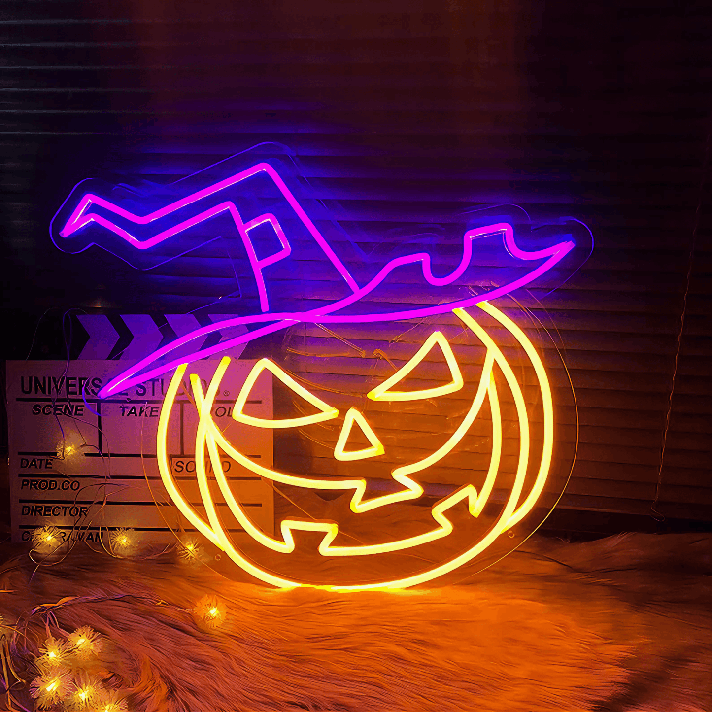 night lights from Light grace Halloween Pumpkin Neon Sign