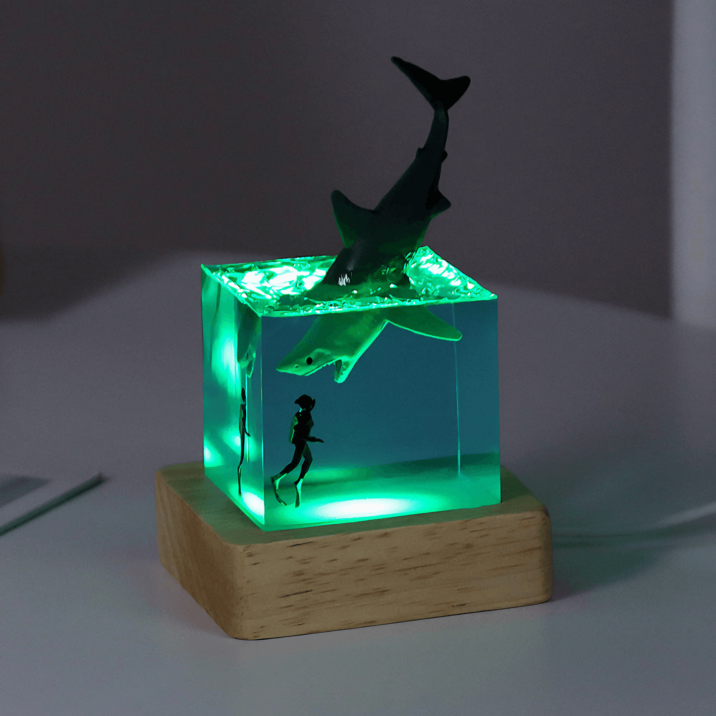 Sea Creative Cube Lamps - whale b from Light grace