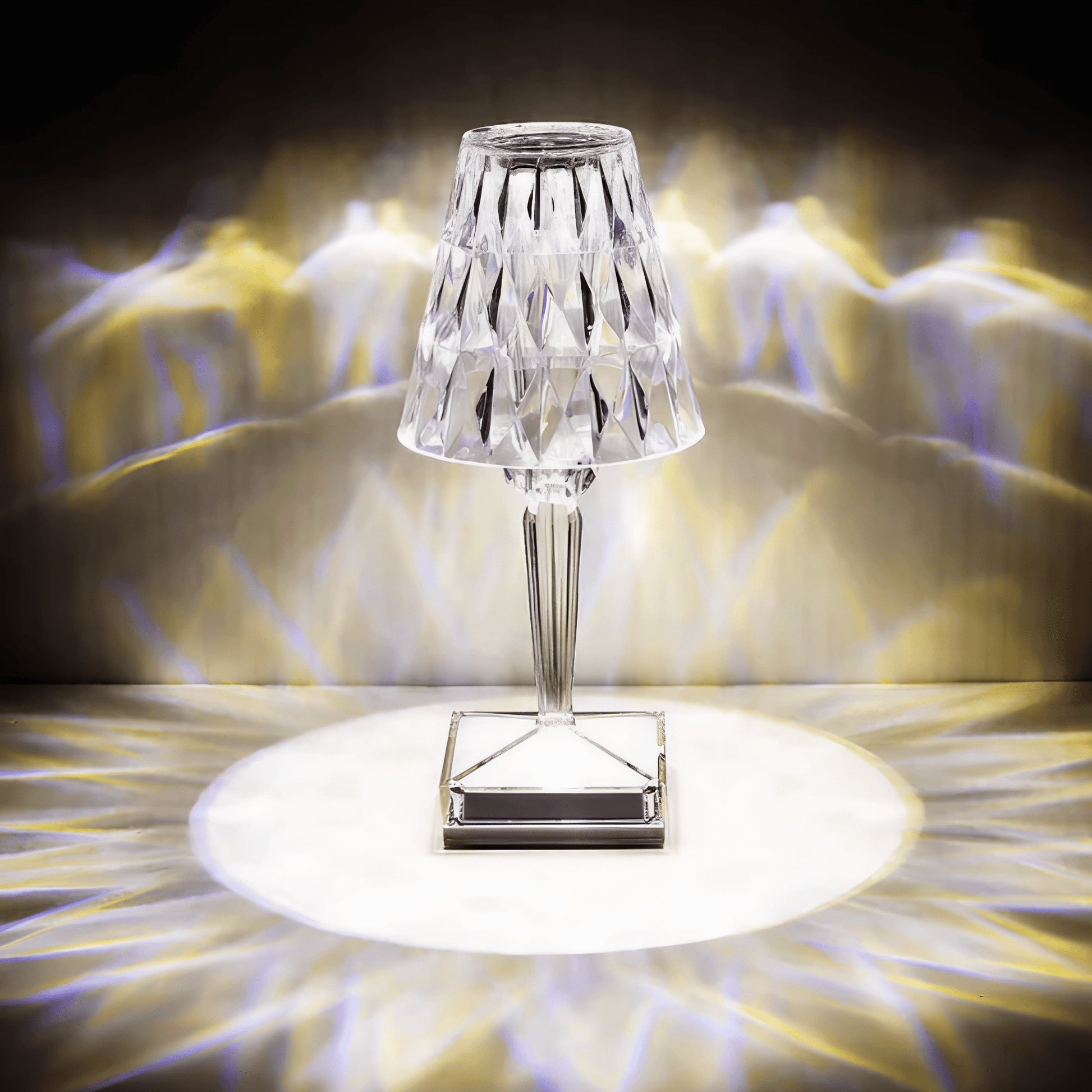 Lightgrace Diamond Table Lamp - White