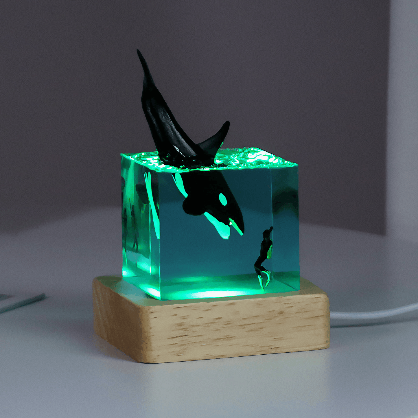 Sea Creative Cube Lamps - whale b from Light grace