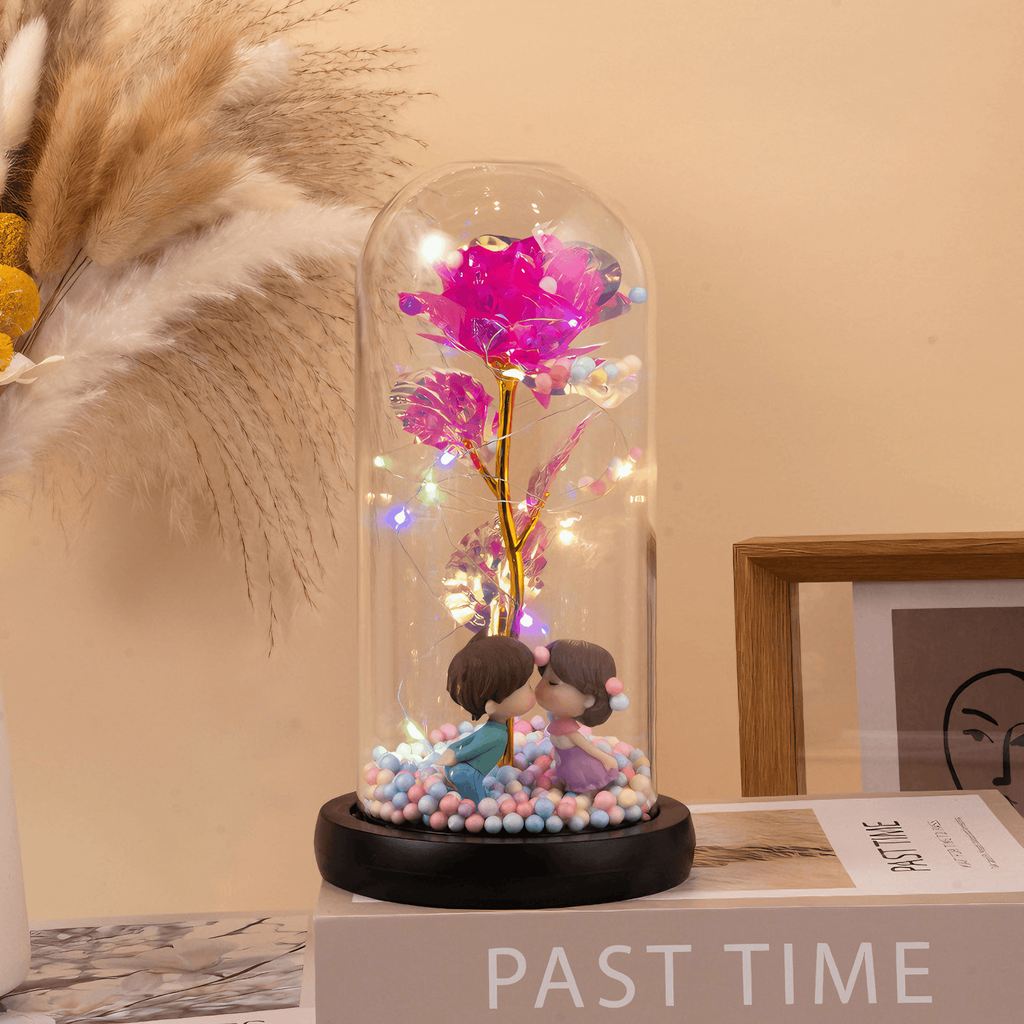 Rose Eternal Kiss Lamp from Light grace in room corner