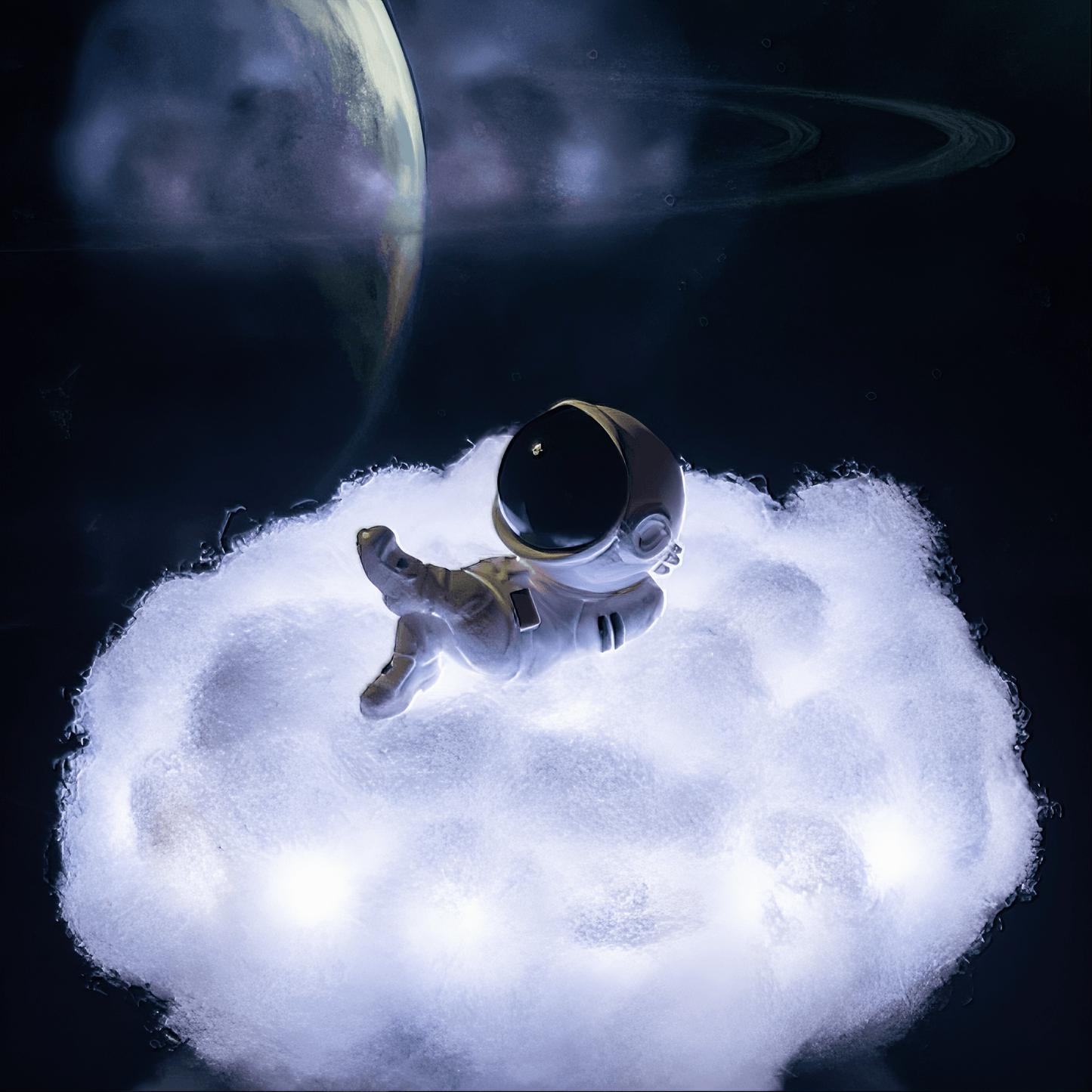 Light grace Cloud Astronaut Lamp