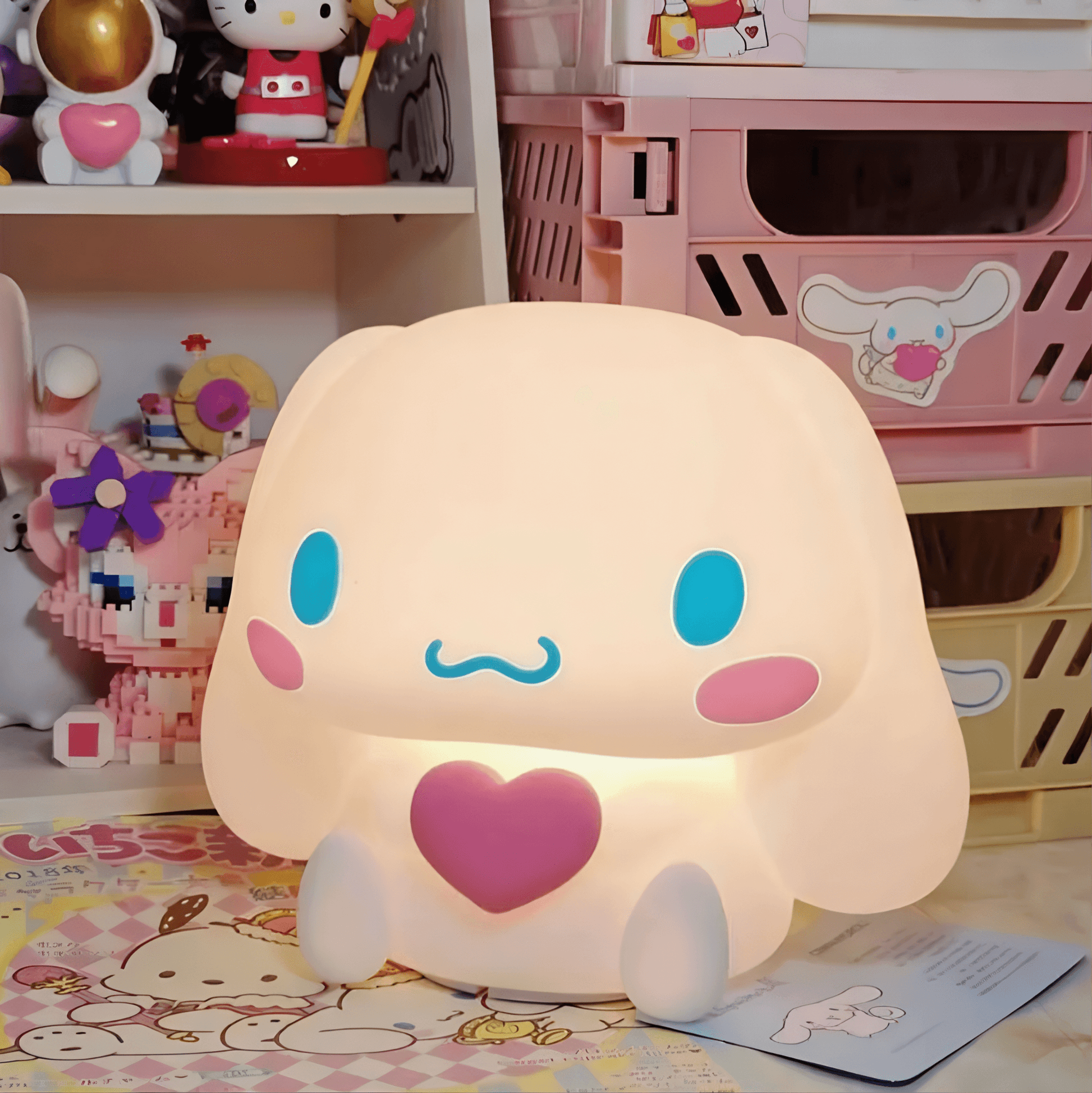 Lightgrace Cinnamoroll Night Light - Heart