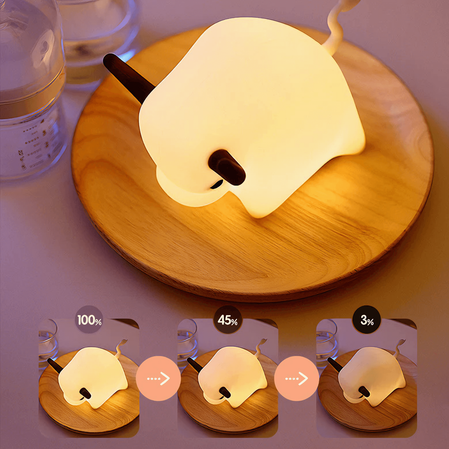 Lightgrace Bull Night Light - Default Title