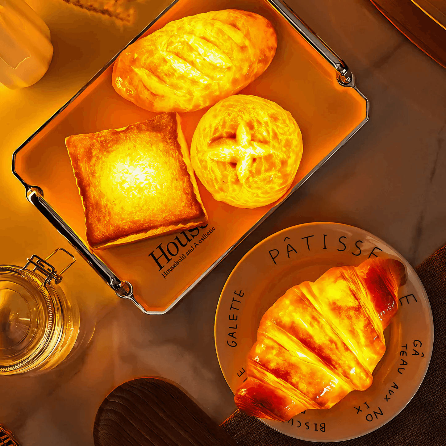 Lightgrace Bread Night Lights - Croissant