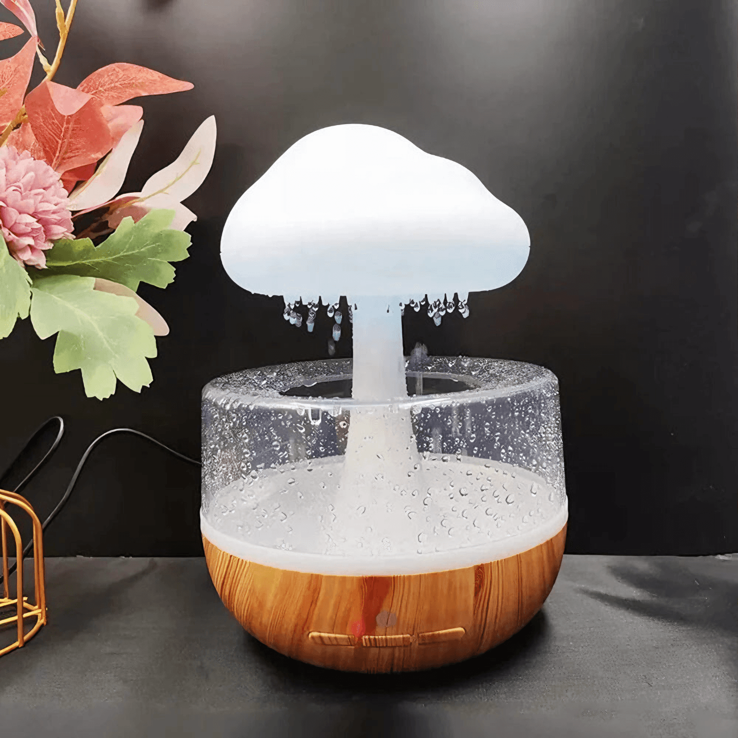Rain Cloud Humidifier from Light grace in room corner