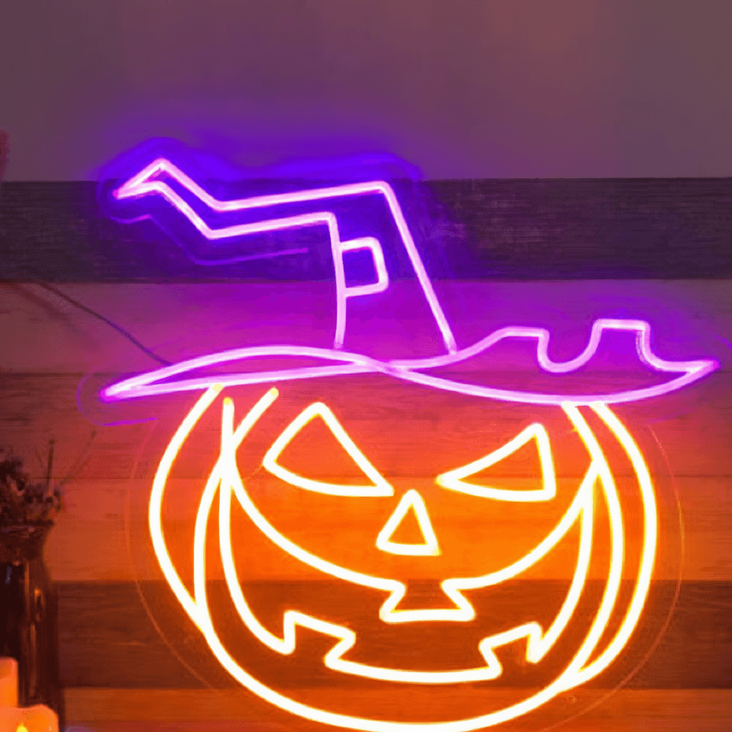 night lights from Light grace Halloween Pumpkin Neon Sign