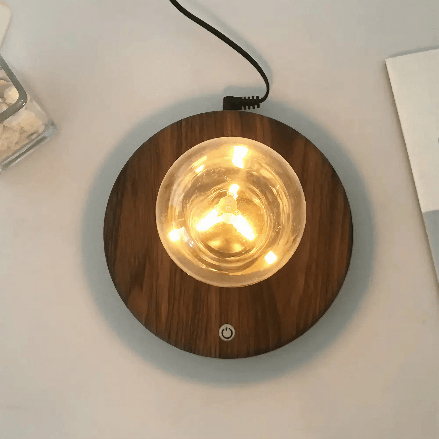 Light grace Levitating Bulb Lamp in bedroom