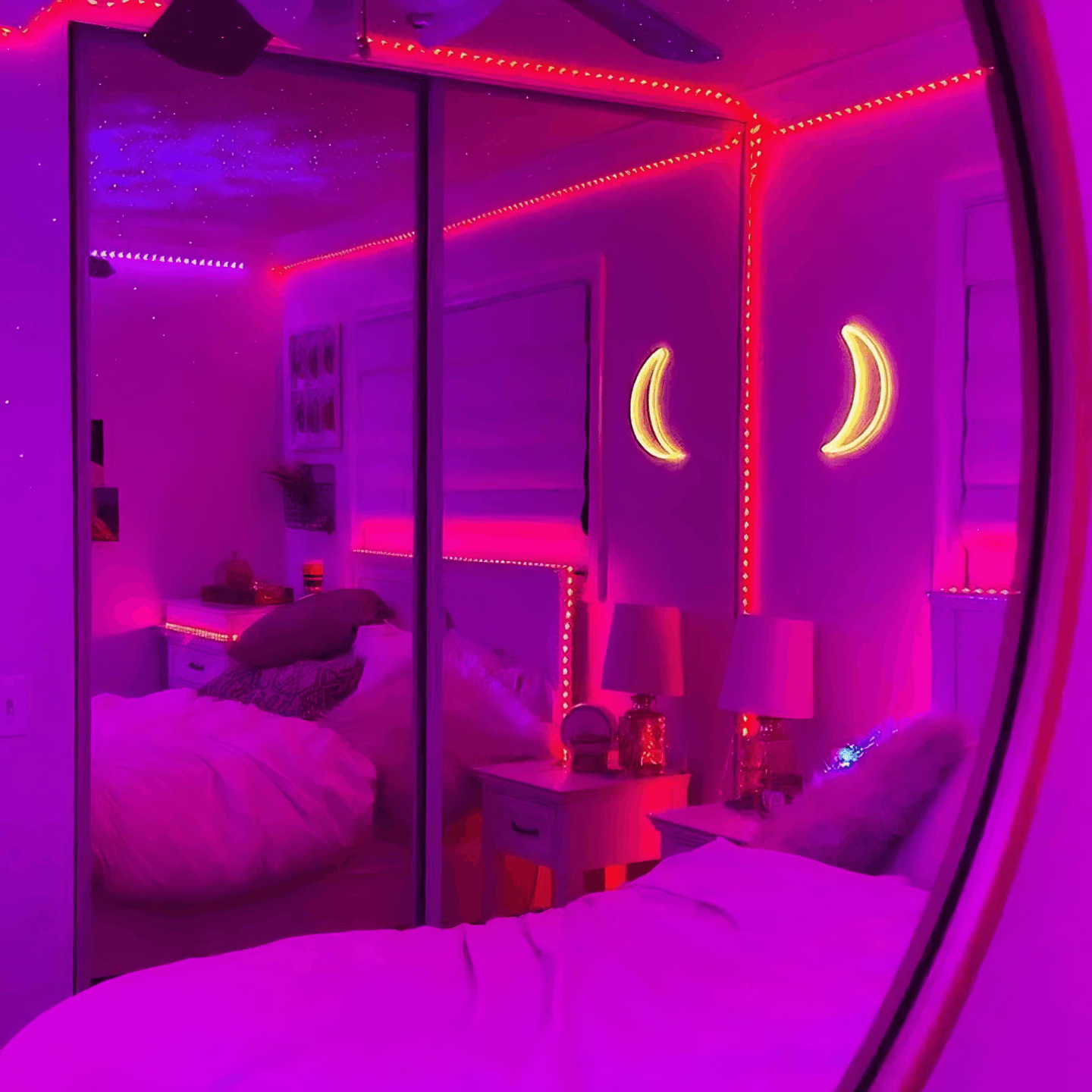 Light grace Led Strip Light in bedroom